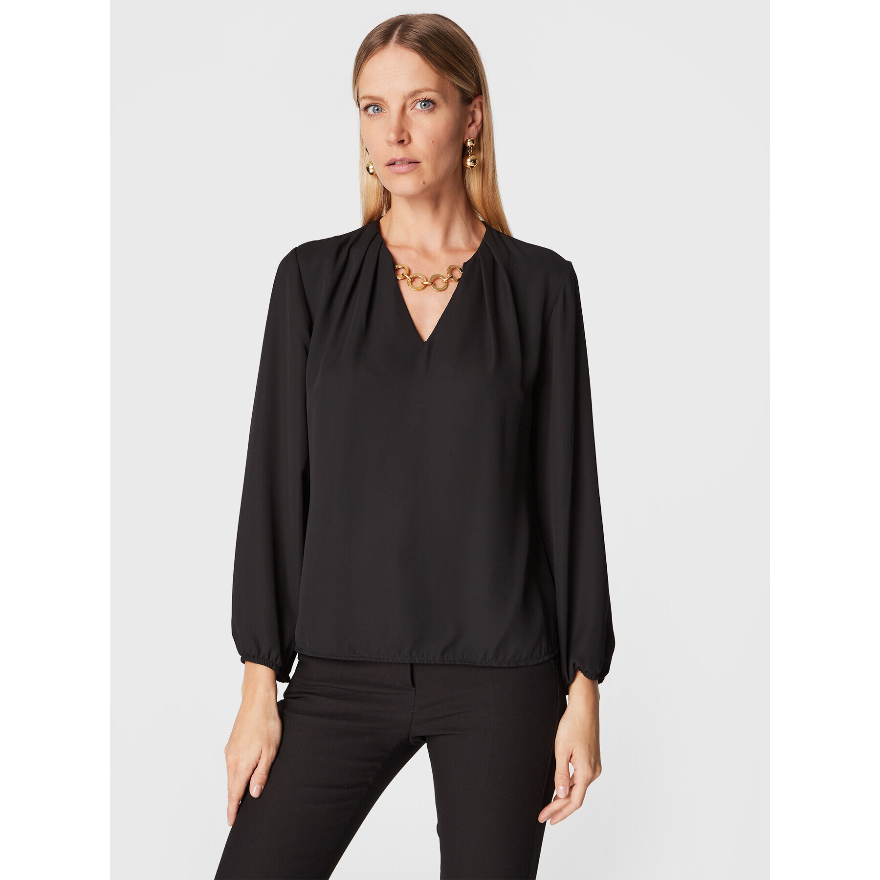 Rinascimento Блуза CFC0018799002 Черен Regular Fit - Pepit.bg