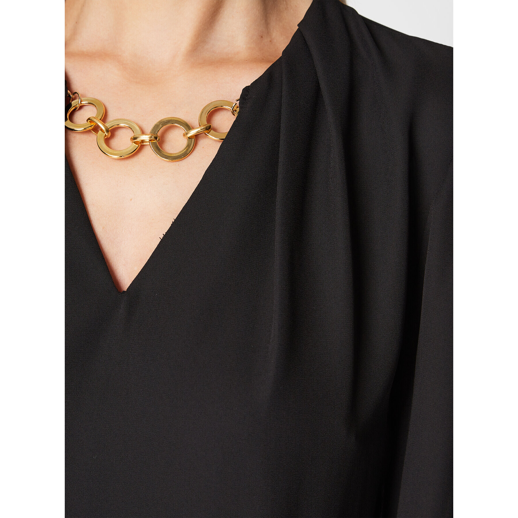 Rinascimento Блуза CFC0018799002 Черен Regular Fit - Pepit.bg