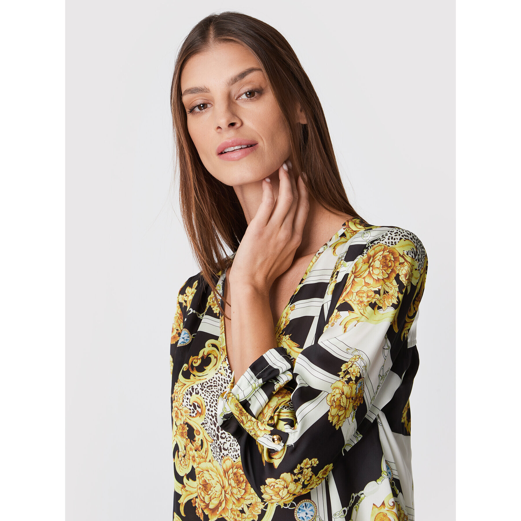 Rinascimento Блуза CFC0110576003 Черен Relaxed Fit - Pepit.bg