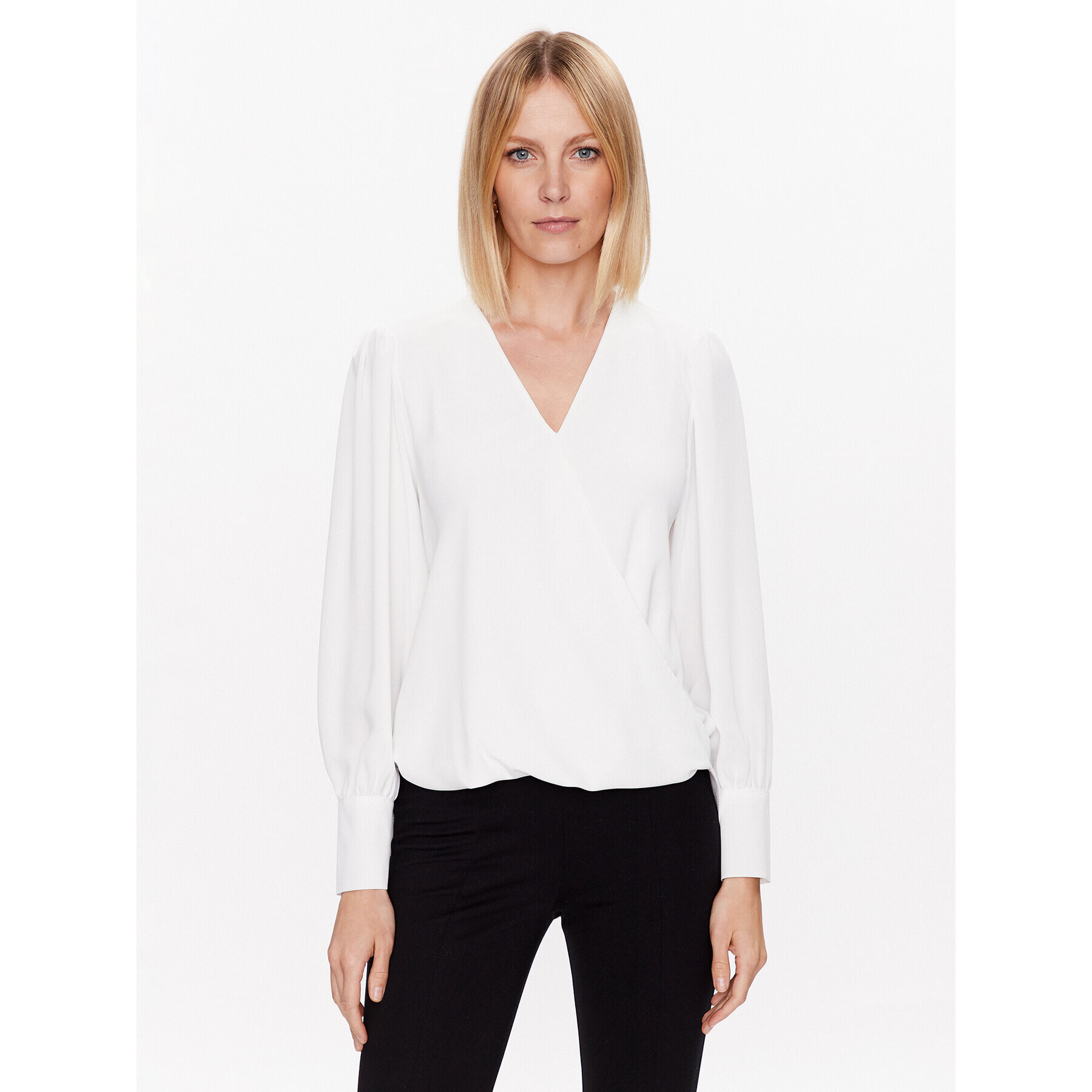Rinascimento Блуза CFC0112684003 Бял Relaxed Fit - Pepit.bg