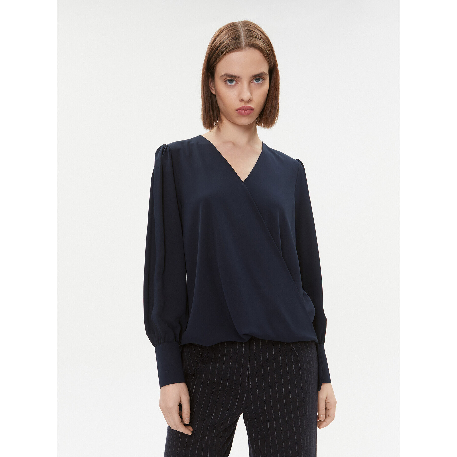 Rinascimento Блуза CFC0115342003 Тъмносин Regular Fit - Pepit.bg
