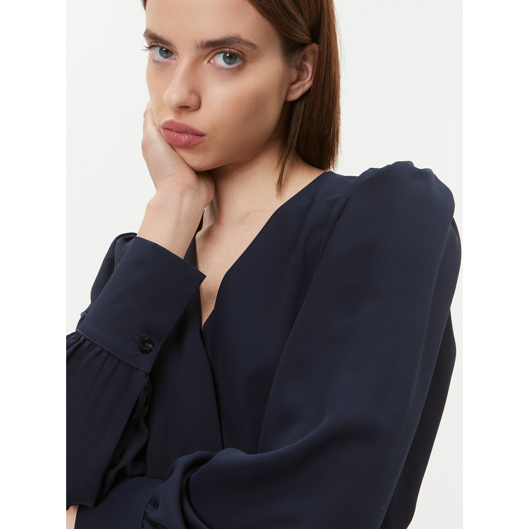Rinascimento Блуза CFC0115342003 Тъмносин Regular Fit - Pepit.bg