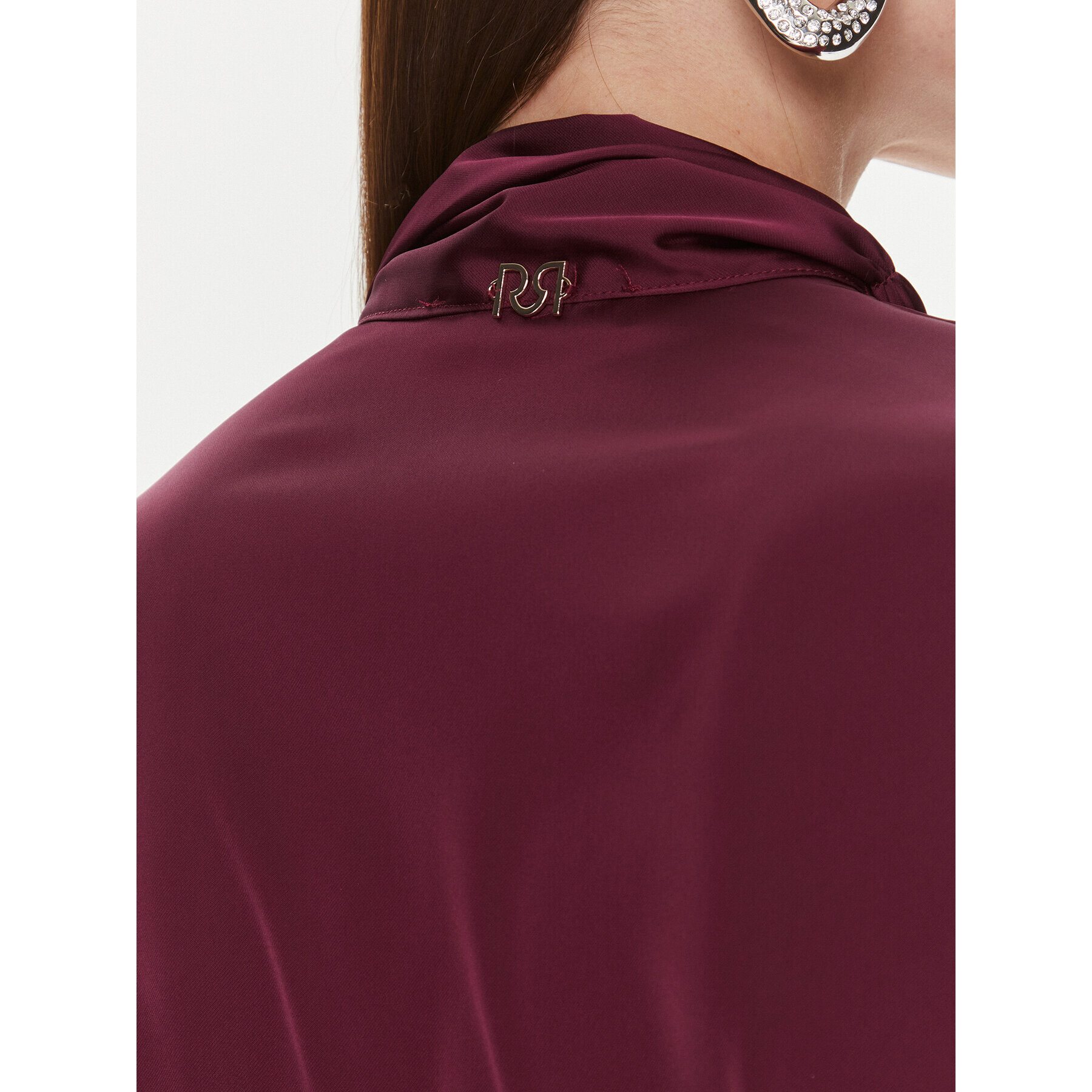 Rinascimento Блуза CFC0116713003 Бордо Regular Fit - Pepit.bg