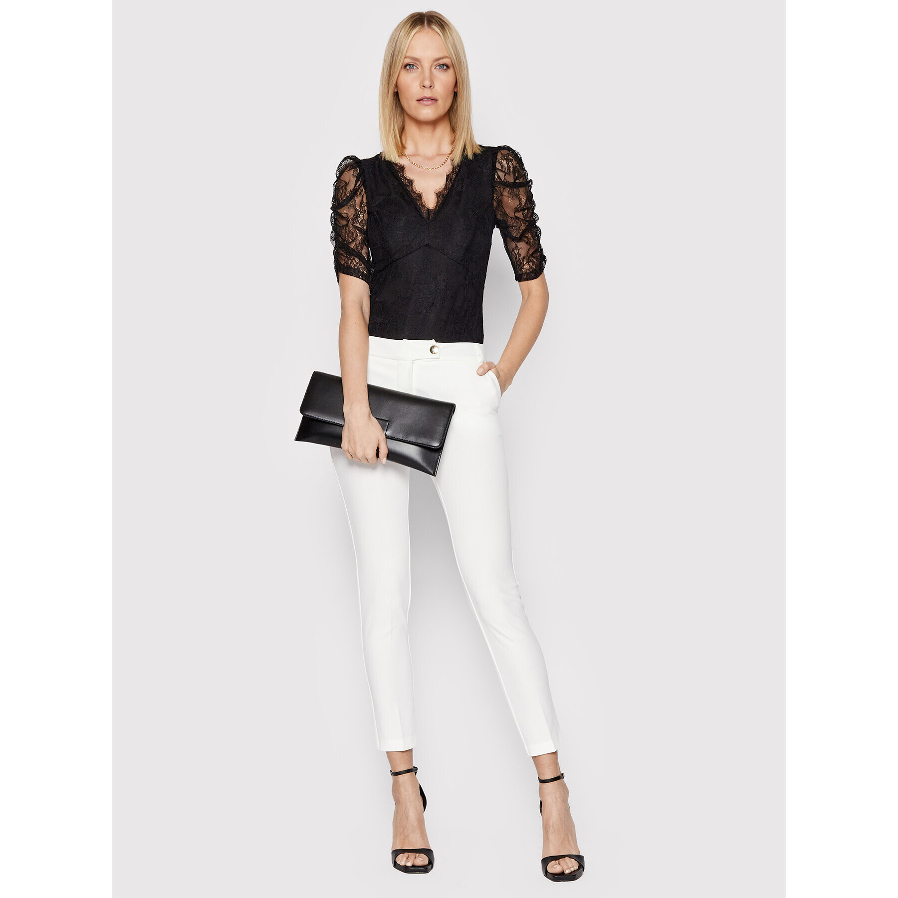Rinascimento Боди CFC0107557003 Черен Slim Fit - Pepit.bg