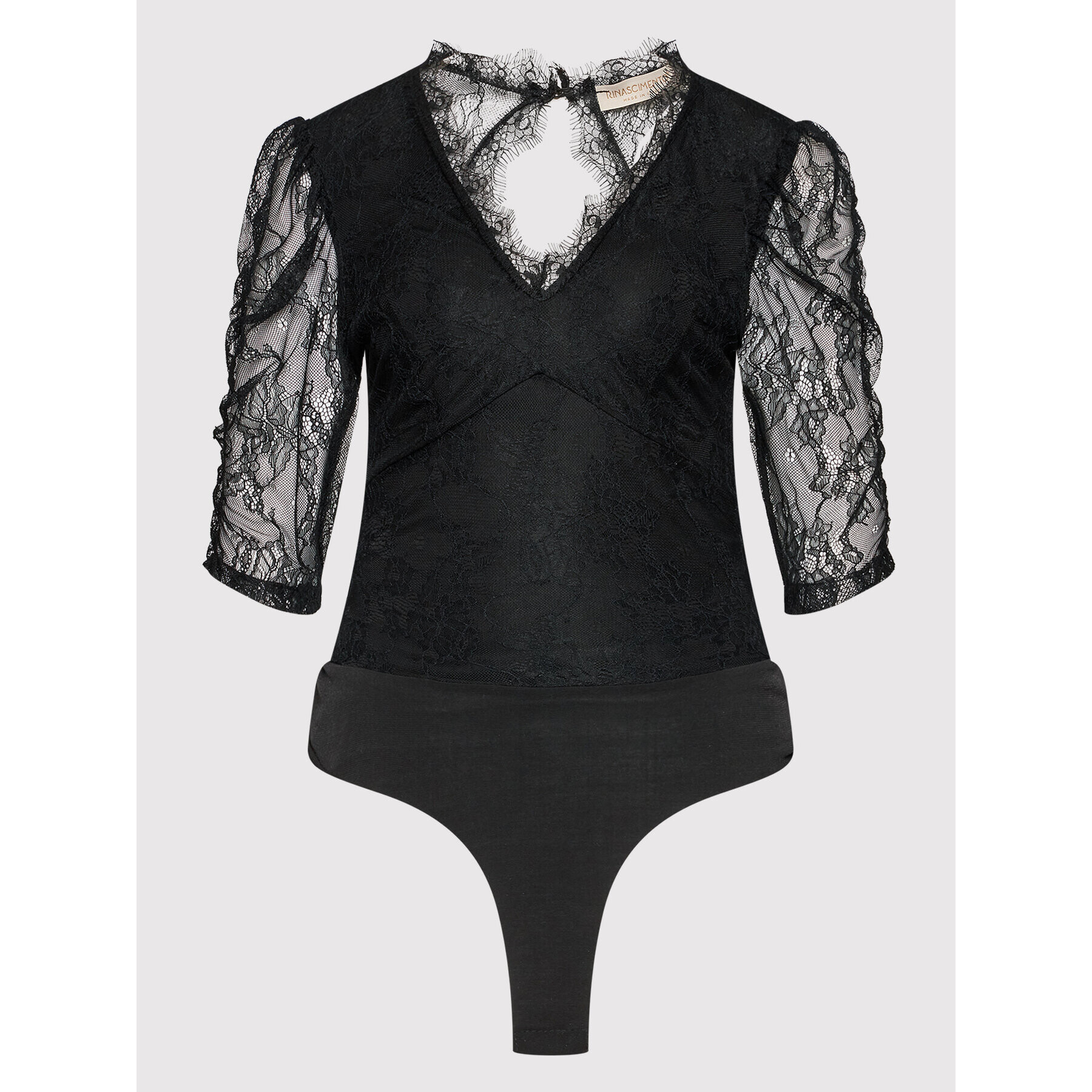 Rinascimento Боди CFC0107557003 Черен Slim Fit - Pepit.bg