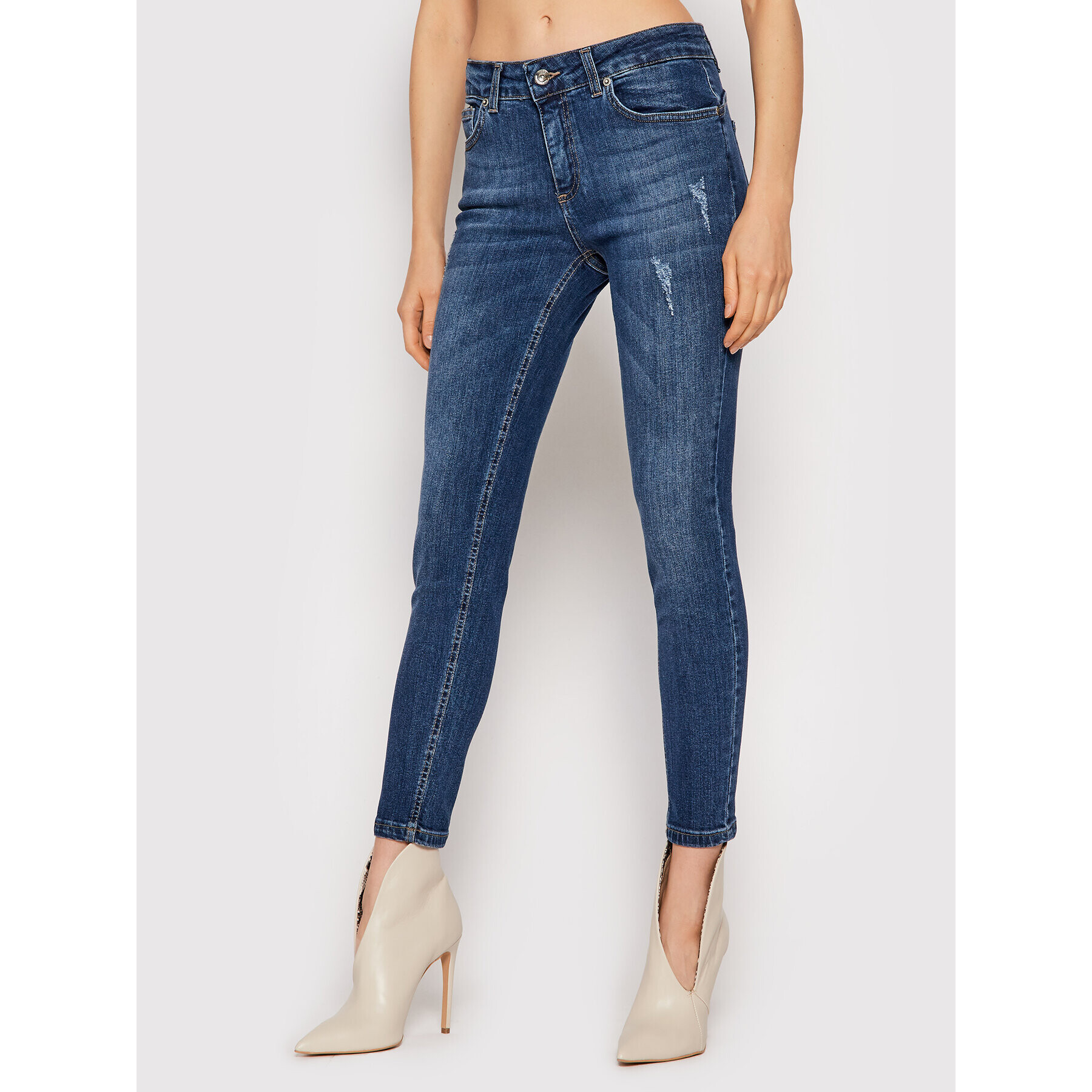 Rinascimento Дънки CFC0103935003 Тъмносин Slim Fit - Pepit.bg