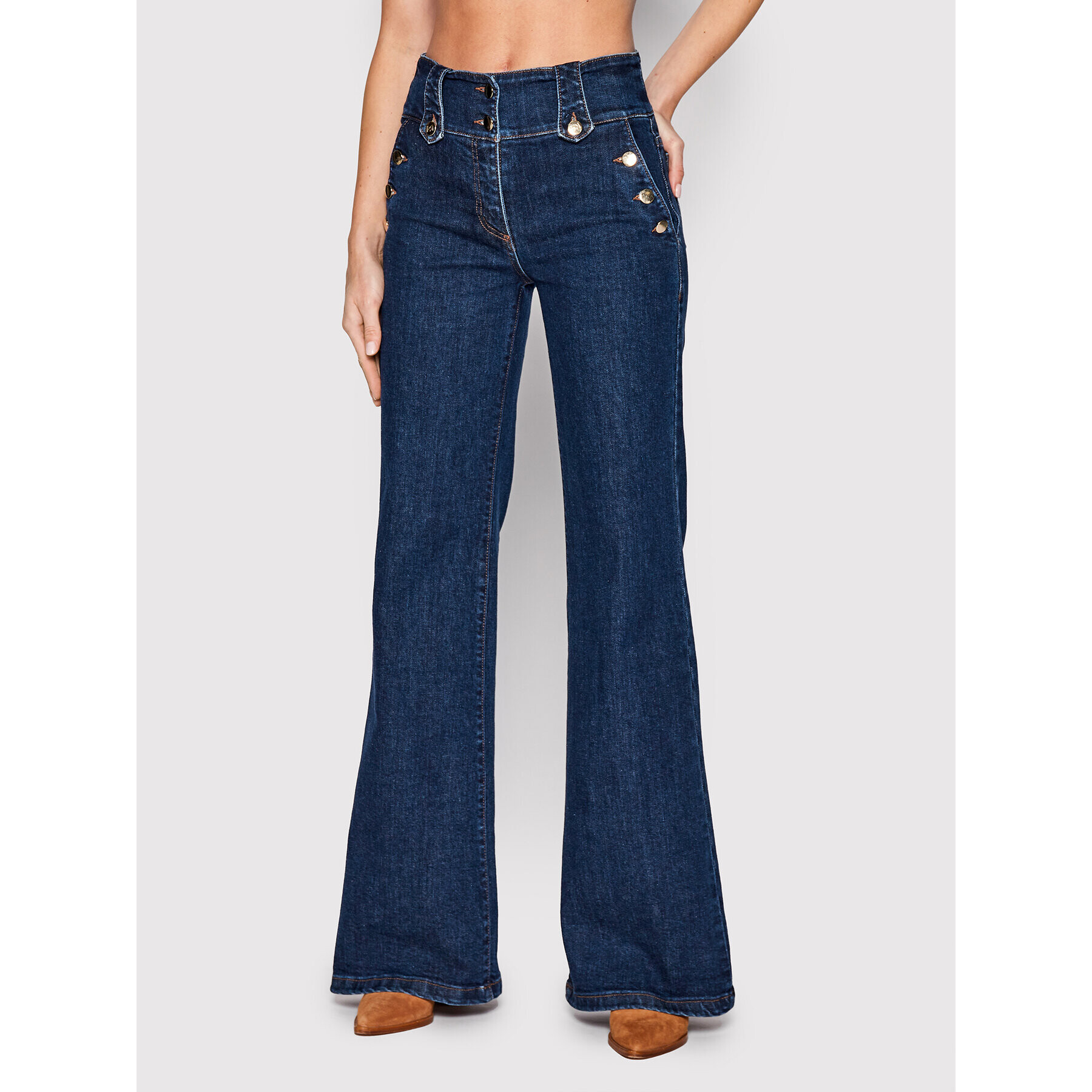 Rinascimento Дънки CFC0110139003 Син Relaxed Fit - Pepit.bg