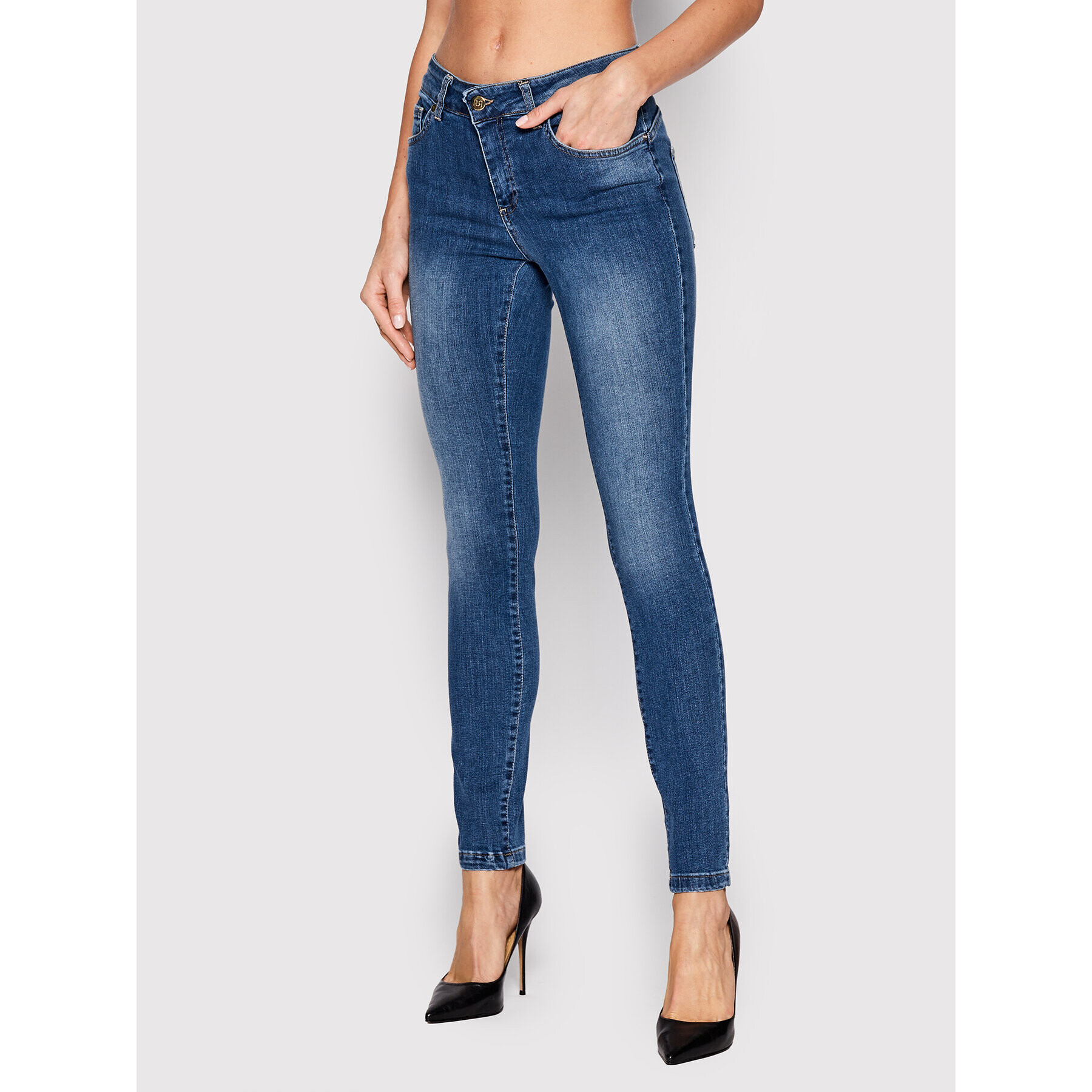 Rinascimento Дънки CFC0110270003 Син Slim Fit - Pepit.bg