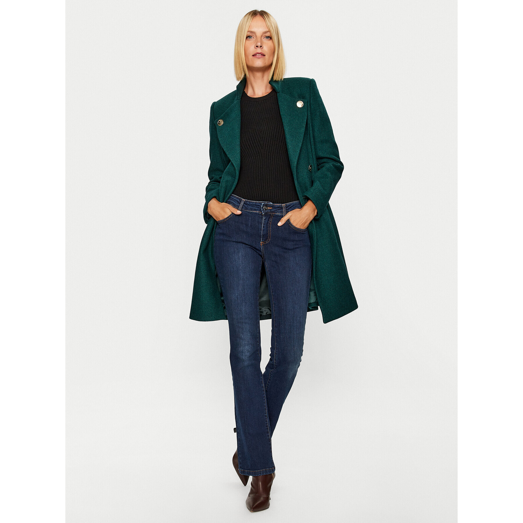 Rinascimento Дънки CFC0115457003 Тъмносин Regular Fit - Pepit.bg