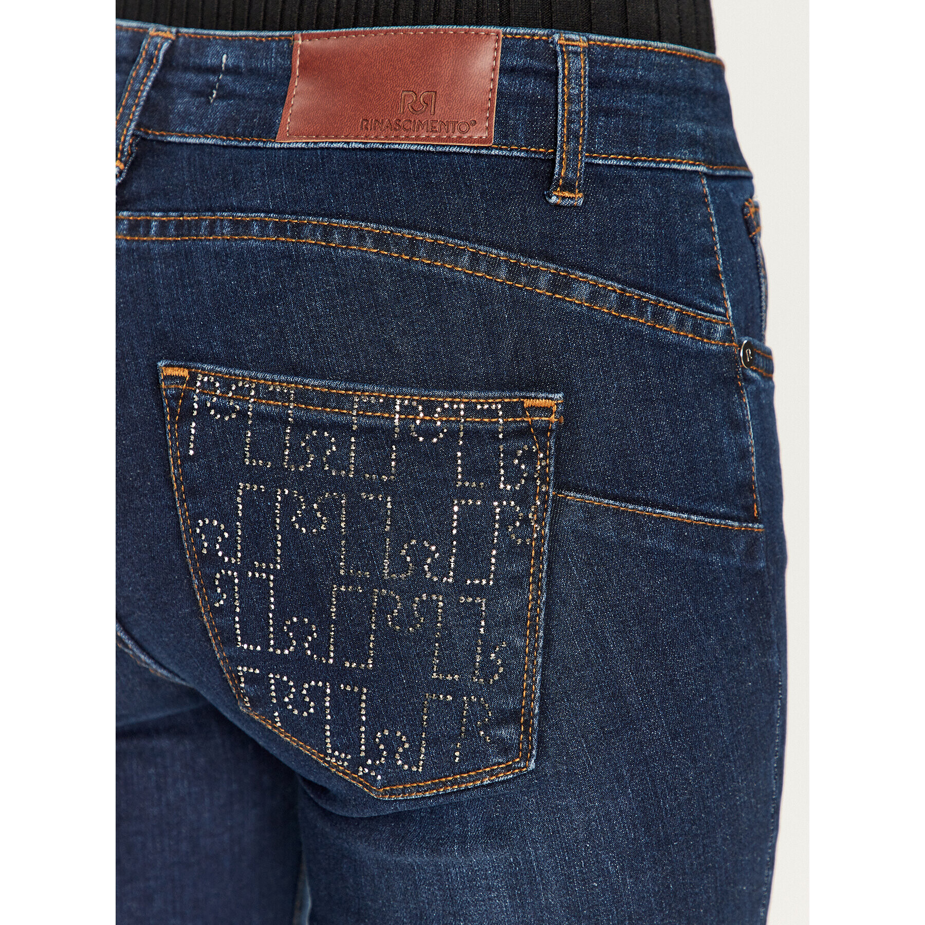 Rinascimento Дънки CFC0115457003 Тъмносин Regular Fit - Pepit.bg