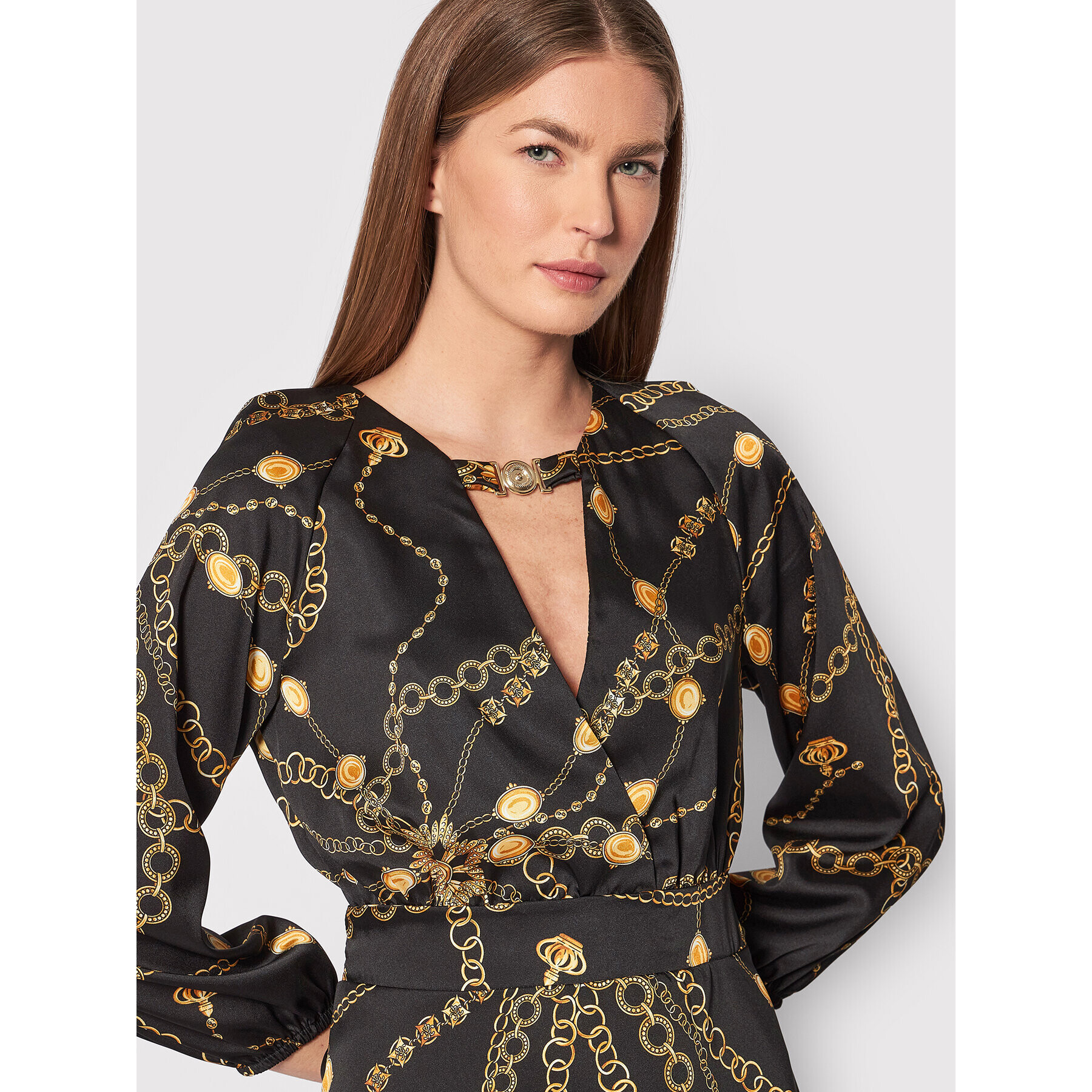 Rinascimento Ежедневна рокля CFC0018402002 Черен Regular Fit - Pepit.bg