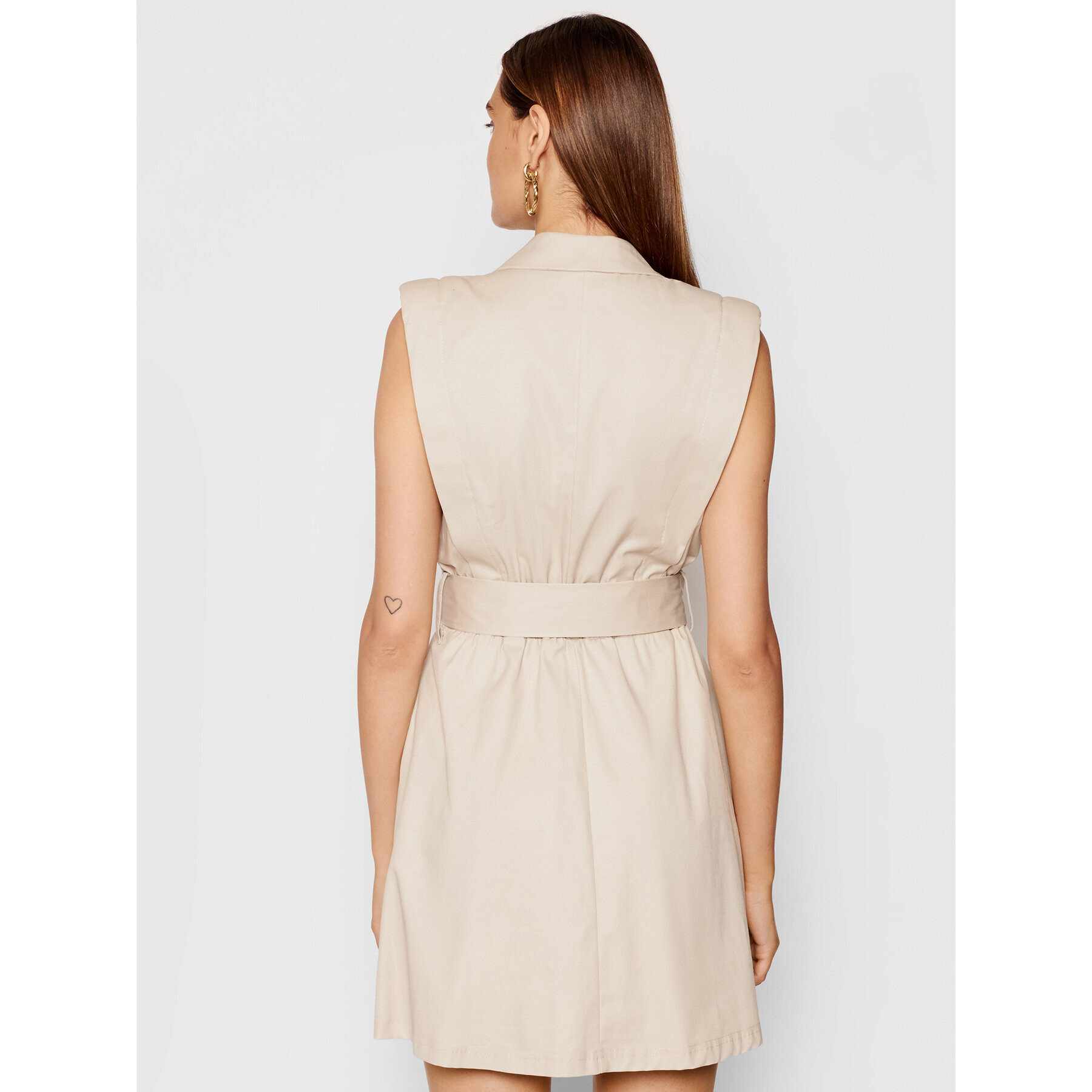Rinascimento Ежедневна рокля CFC0103746003 Бежов Regular Fit - Pepit.bg