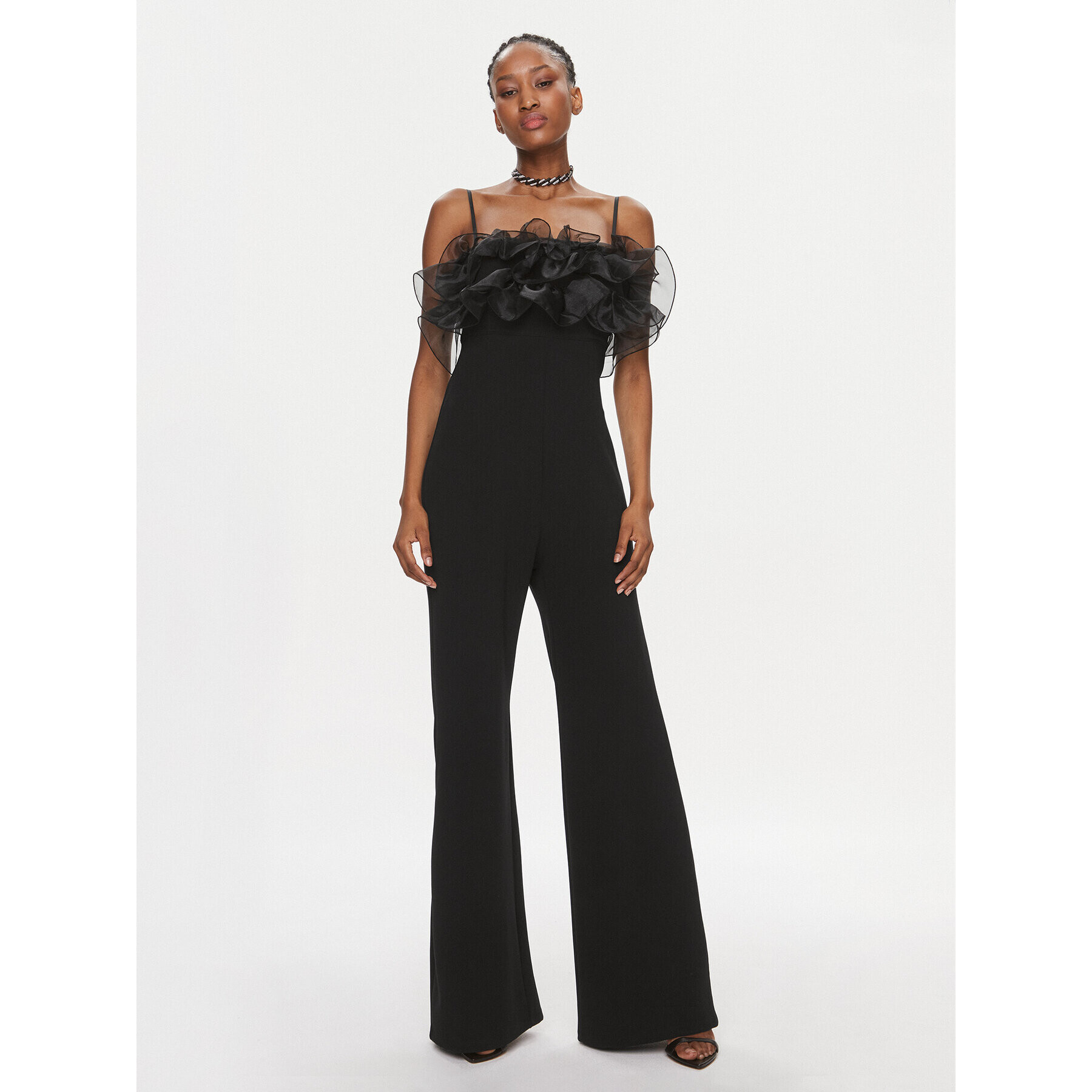 Rinascimento Гащеризон CFC0116700003 Черен Wide Leg - Pepit.bg