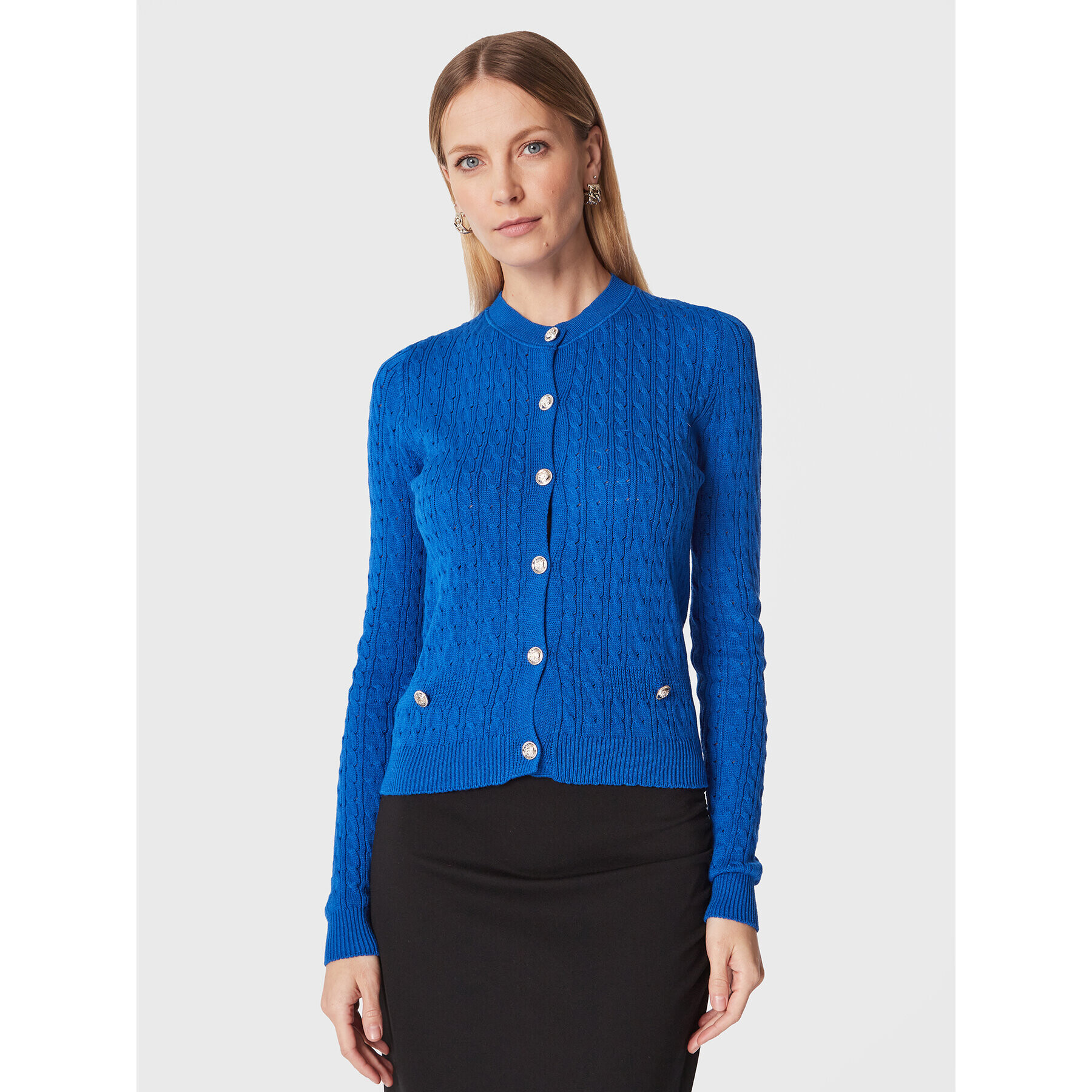 Rinascimento Кардиган CFM0011044003 Син Regular Fit - Pepit.bg