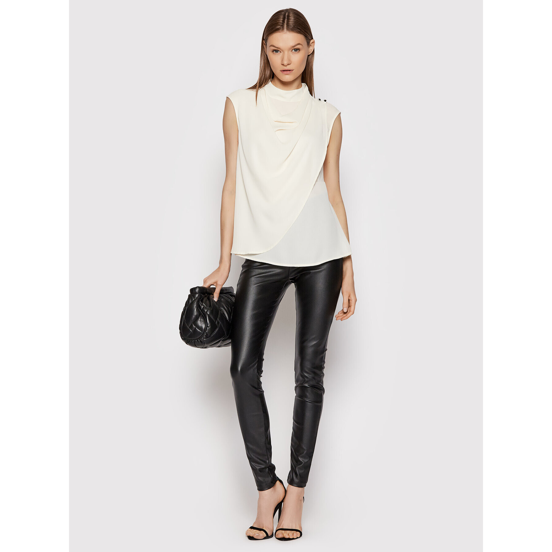 Rinascimento Клин CFC0106573003 Черен Slim Fit - Pepit.bg