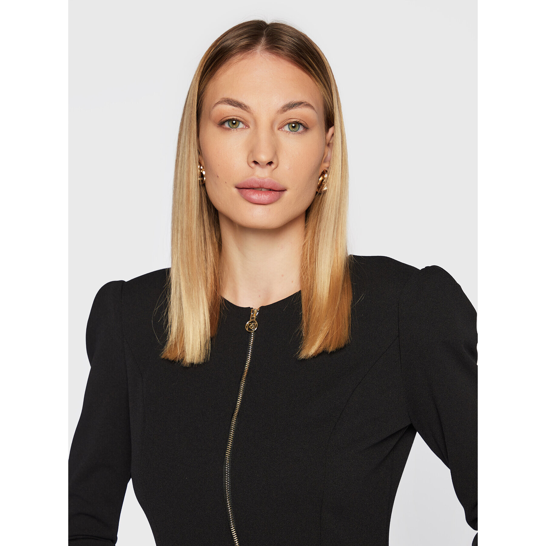 Rinascimento Коктейлна рокля CFC0111065003 Черен Regular Fit - Pepit.bg
