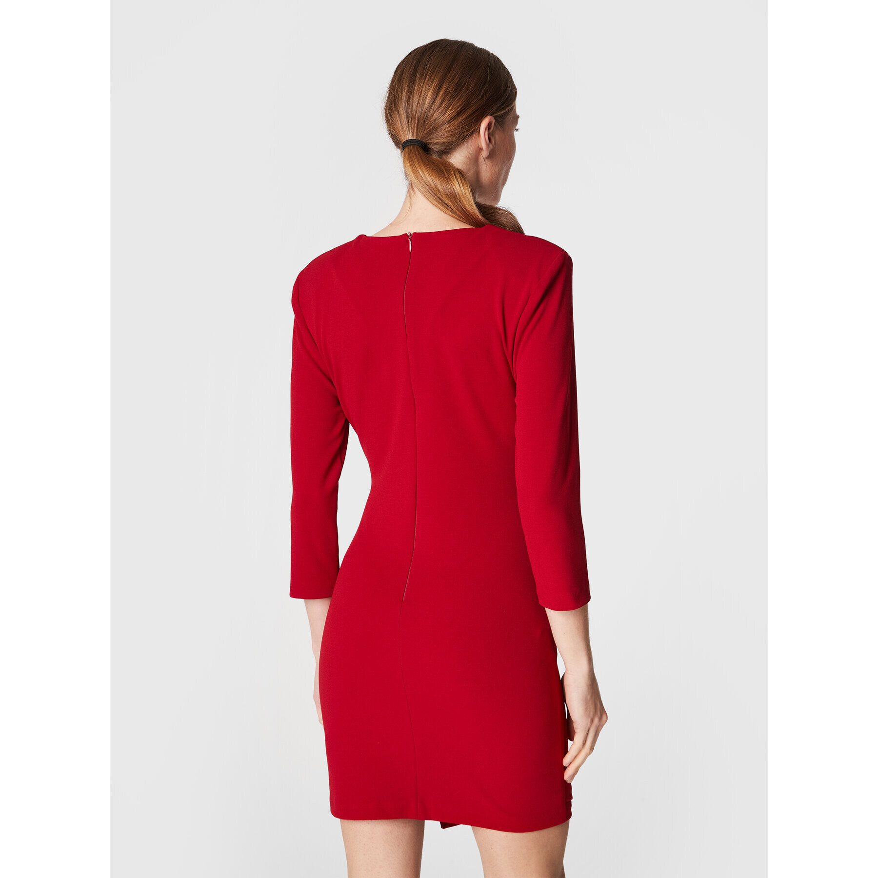 Rinascimento Коктейлна рокля CFC0111242003 Червен Slim Fit - Pepit.bg