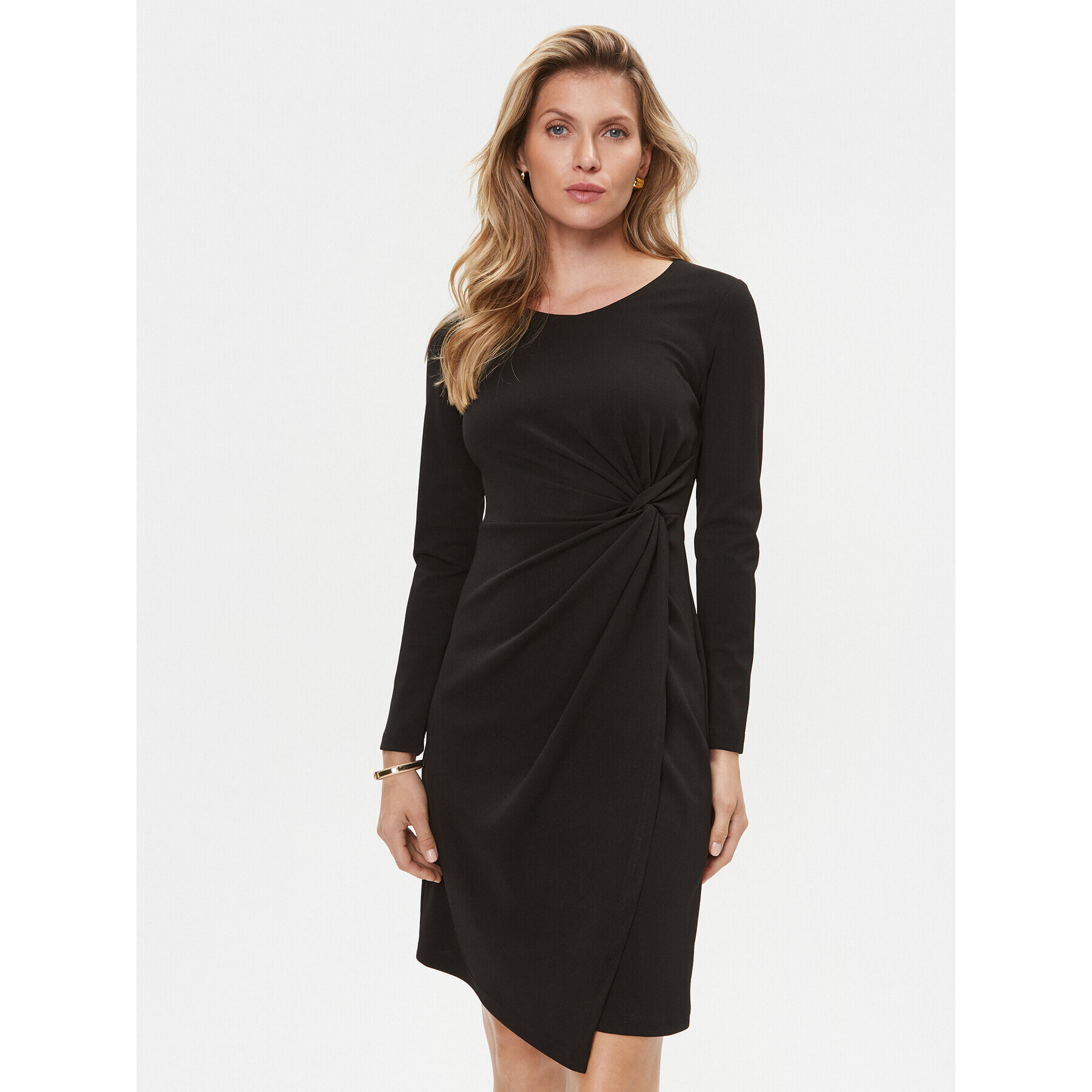 Rinascimento Коктейлна рокля CFC0115578003 Черен Regular Fit - Pepit.bg