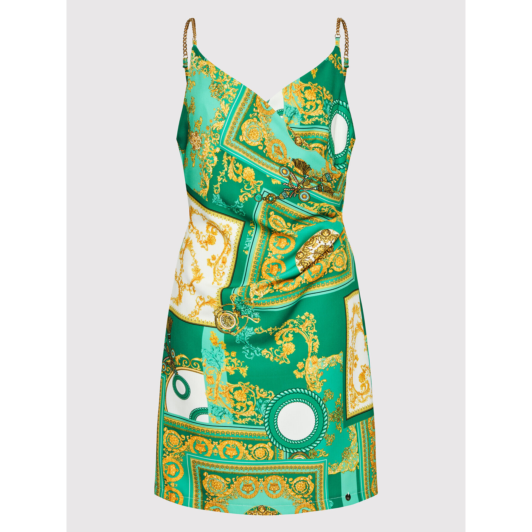 Rinascimento Коктейлна рокля CFC0108553003 Зелен Slim Fit - Pepit.bg