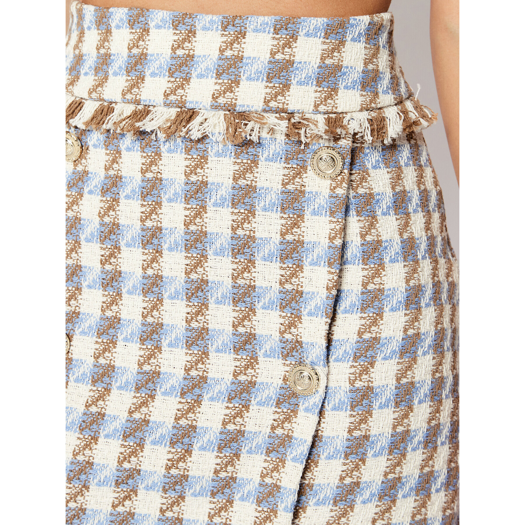 Rinascimento Мини пола CFC0018418002 Бежов Regular Fit - Pepit.bg