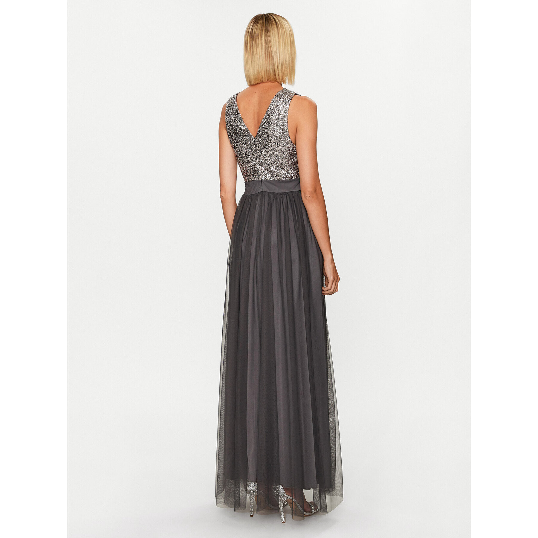 Rinascimento Официална рокля CFC0115187003 Сив Regular Fit - Pepit.bg