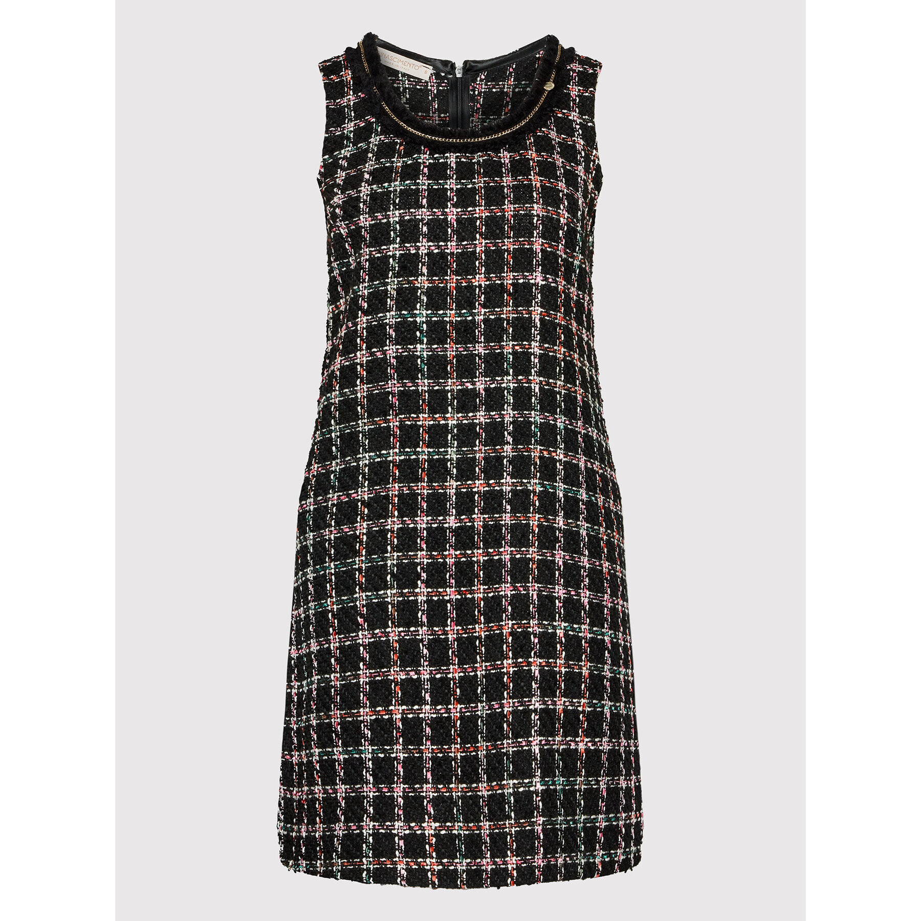 Rinascimento Плетена рокля CFC0110465003 Черен Regular Fit - Pepit.bg