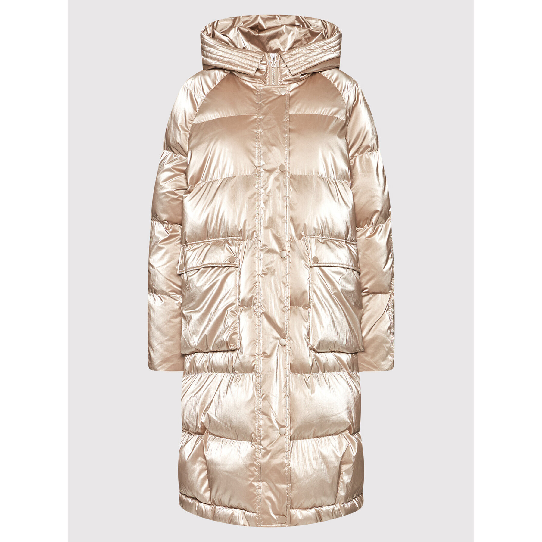 Rinascimento Пухено яке CFC0102928003 Златист Regular Fit - Pepit.bg