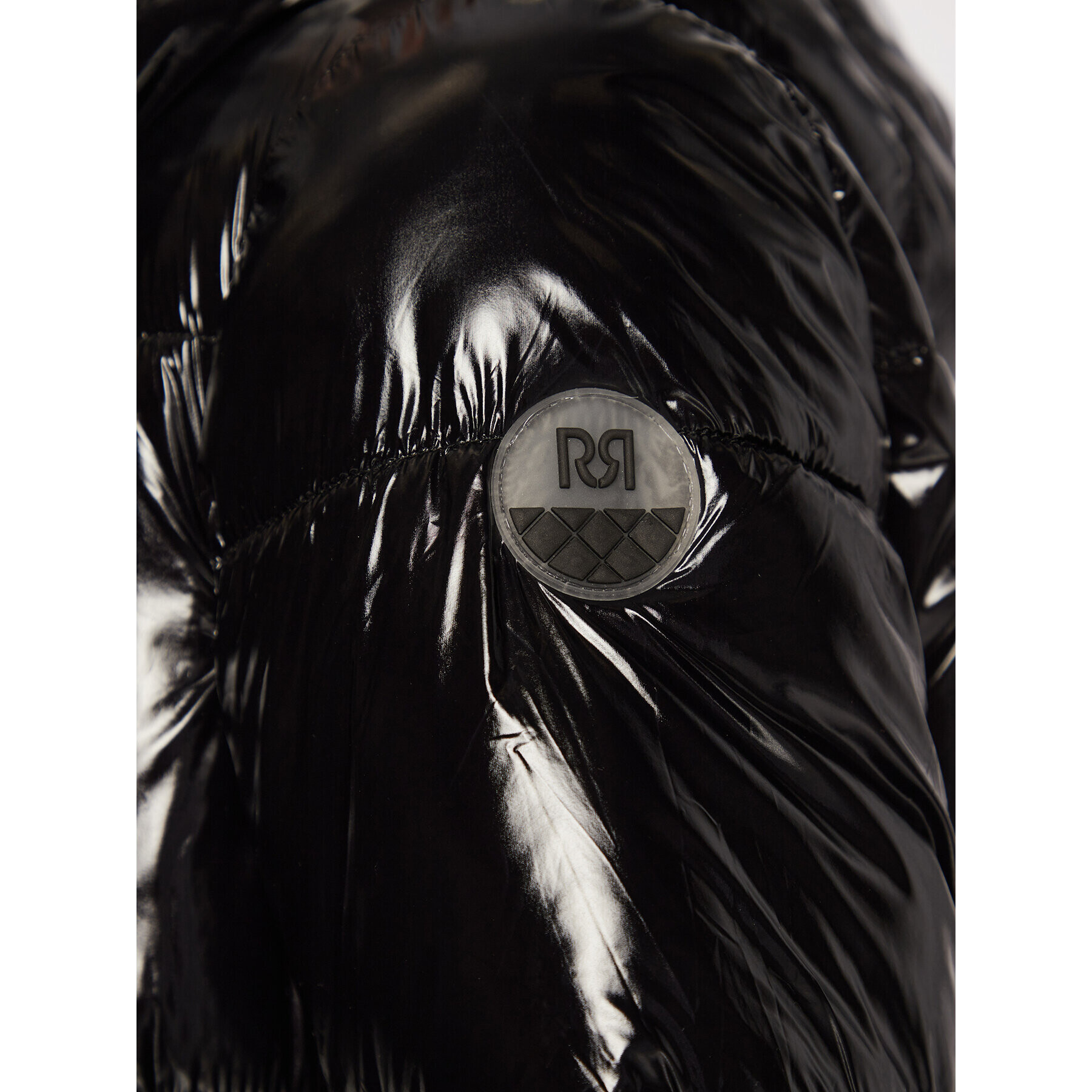 Rinascimento Пухено яке CFC0109141003 Черен Regular Fit - Pepit.bg