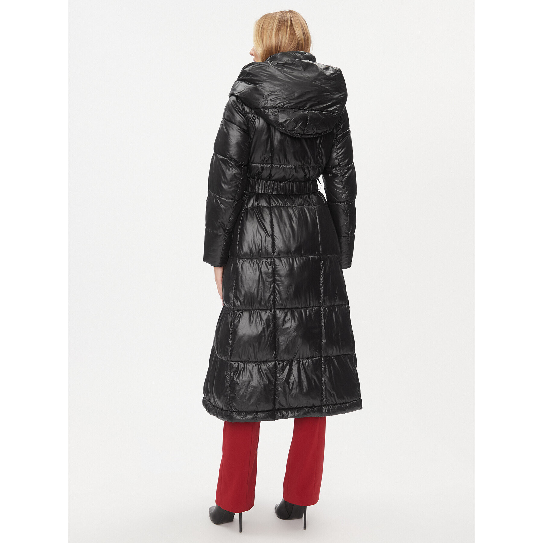 Rinascimento Пухено яке CFC0114652003 Черен Regular Fit - Pepit.bg