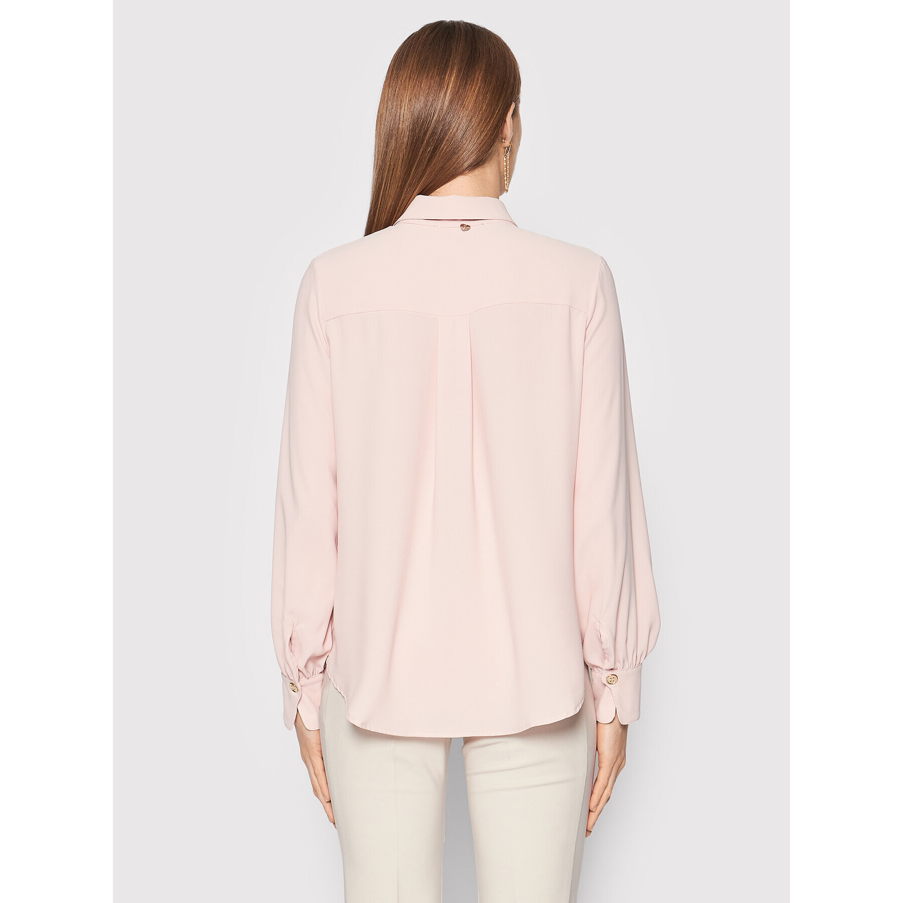 Rinascimento Риза CFC0107772003 Розов Relaxed Fit - Pepit.bg