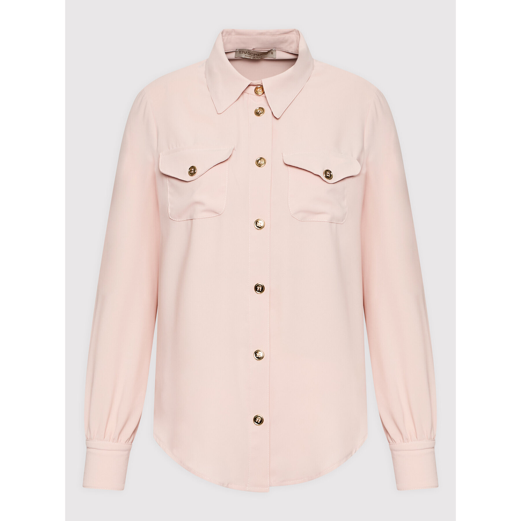 Rinascimento Риза CFC0107772003 Розов Relaxed Fit - Pepit.bg