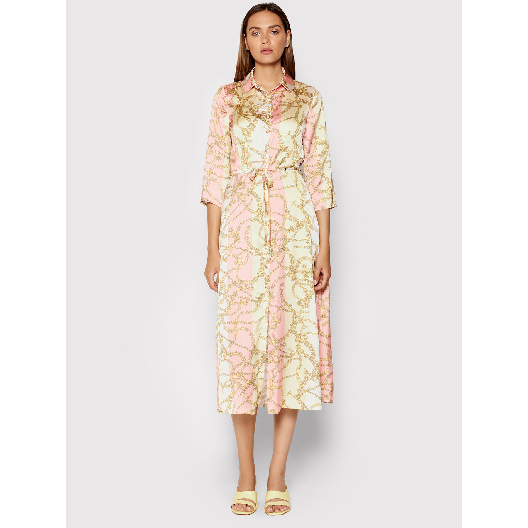 Rinascimento Рокля тип риза CFC0103055003 Цветен Regular Fit - Pepit.bg