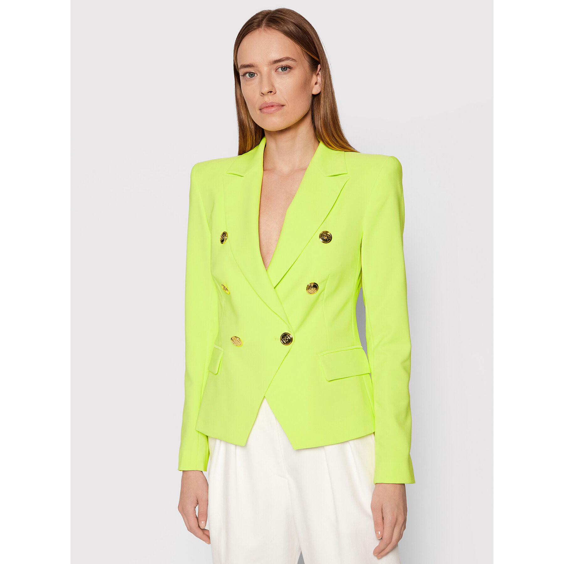 Rinascimento Блейзър CFC0103162003 Зелен Slim Fit - Pepit.bg