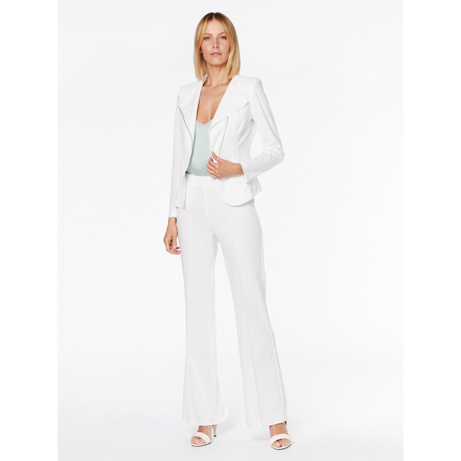 Rinascimento Сако CFC0113105003 Бял Slim Fit - Pepit.bg