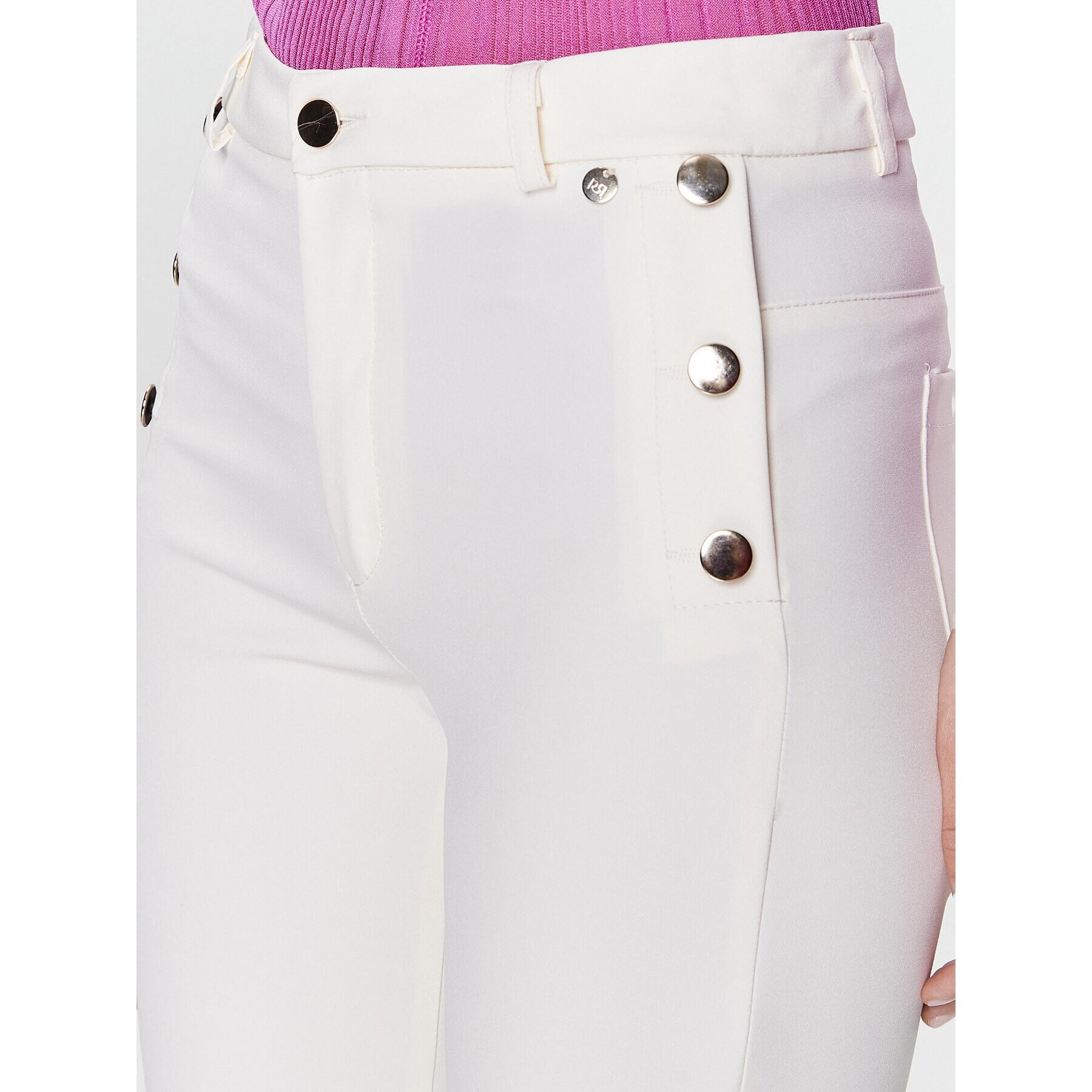 Rinascimento Текстилни панталони CFC0112543003 Бежов Regular Fit - Pepit.bg
