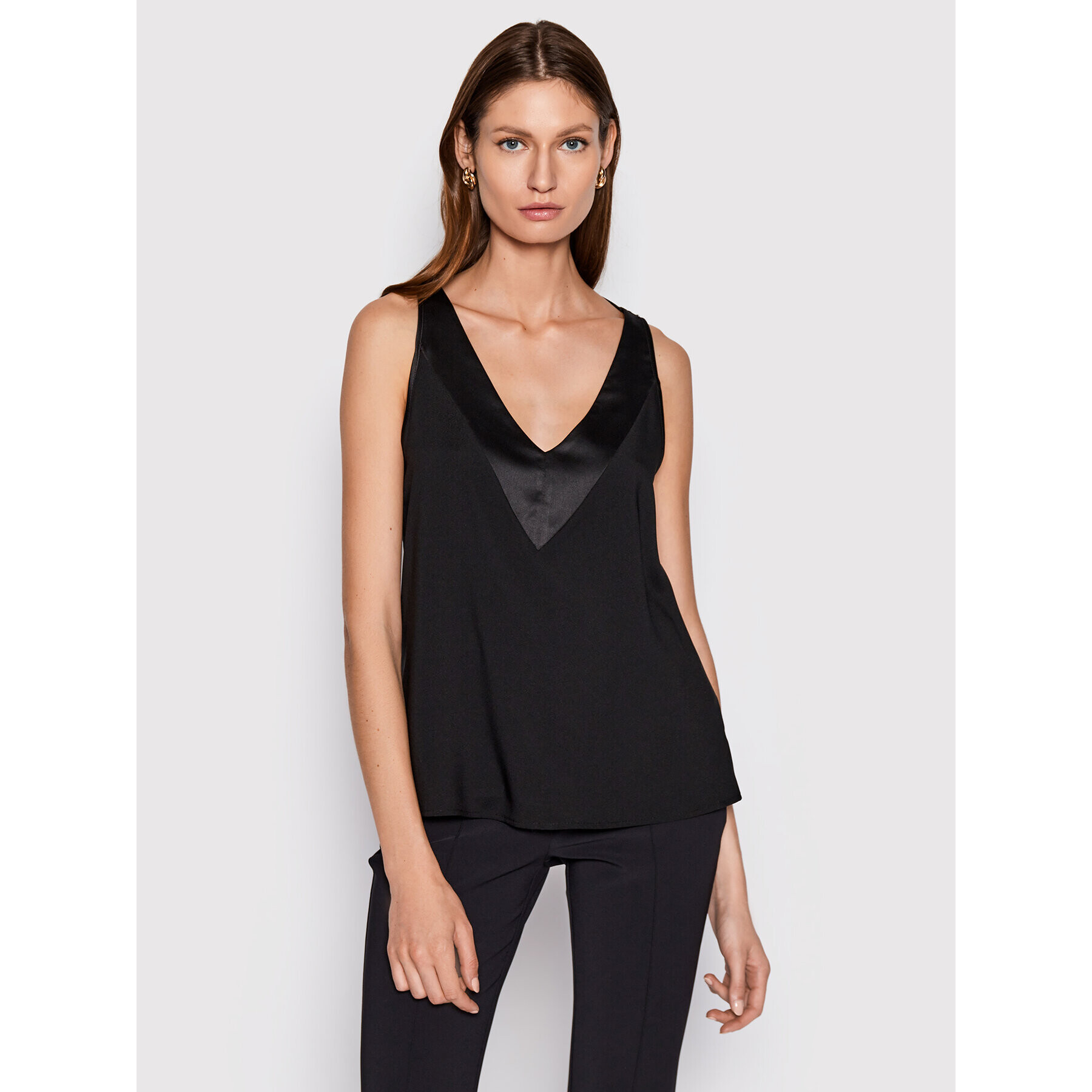 Rinascimento топ CFC0110586003 Черен Regular Fit - Pepit.bg