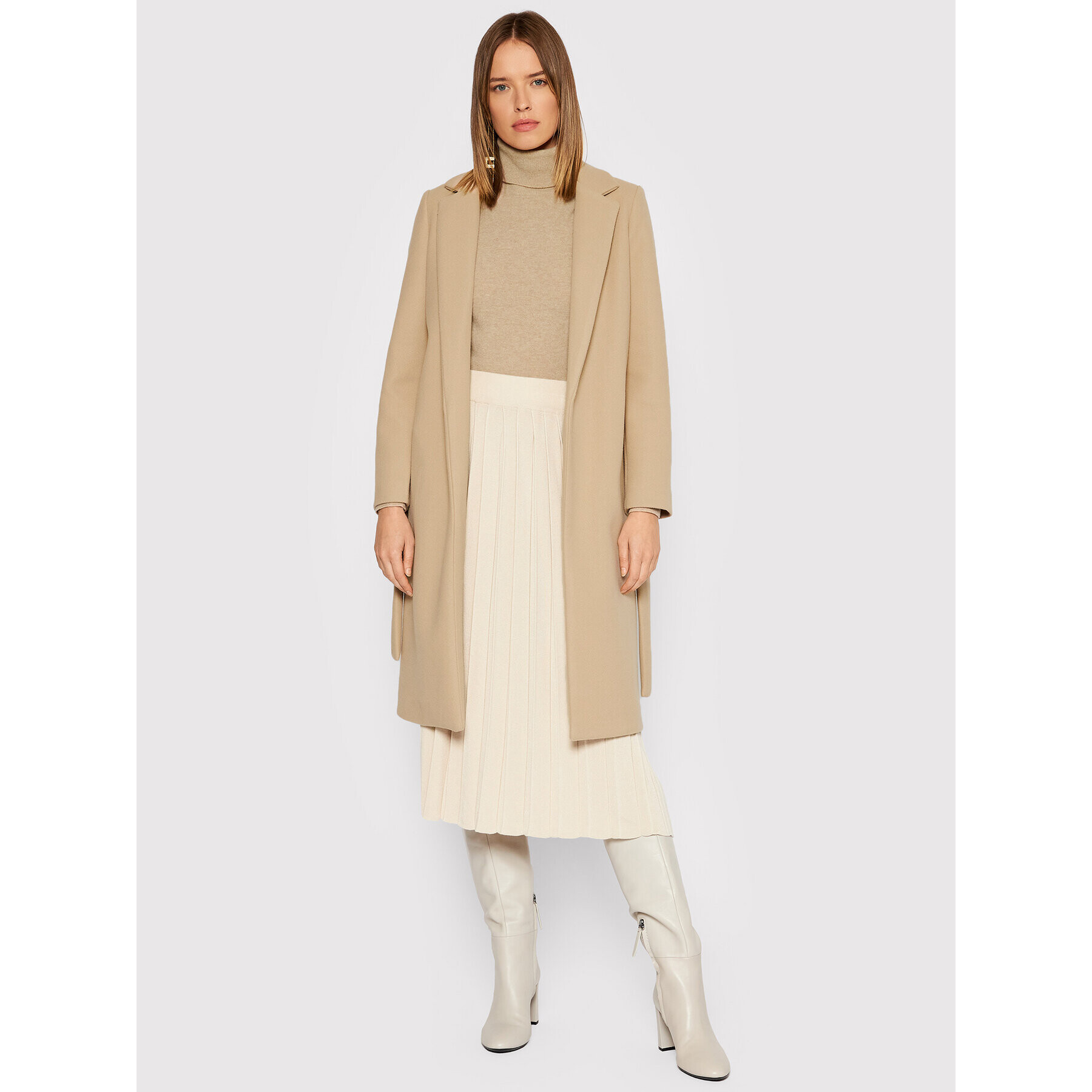 Rinascimento Тренч CFC0103917003 Бежов Regular Fit - Pepit.bg