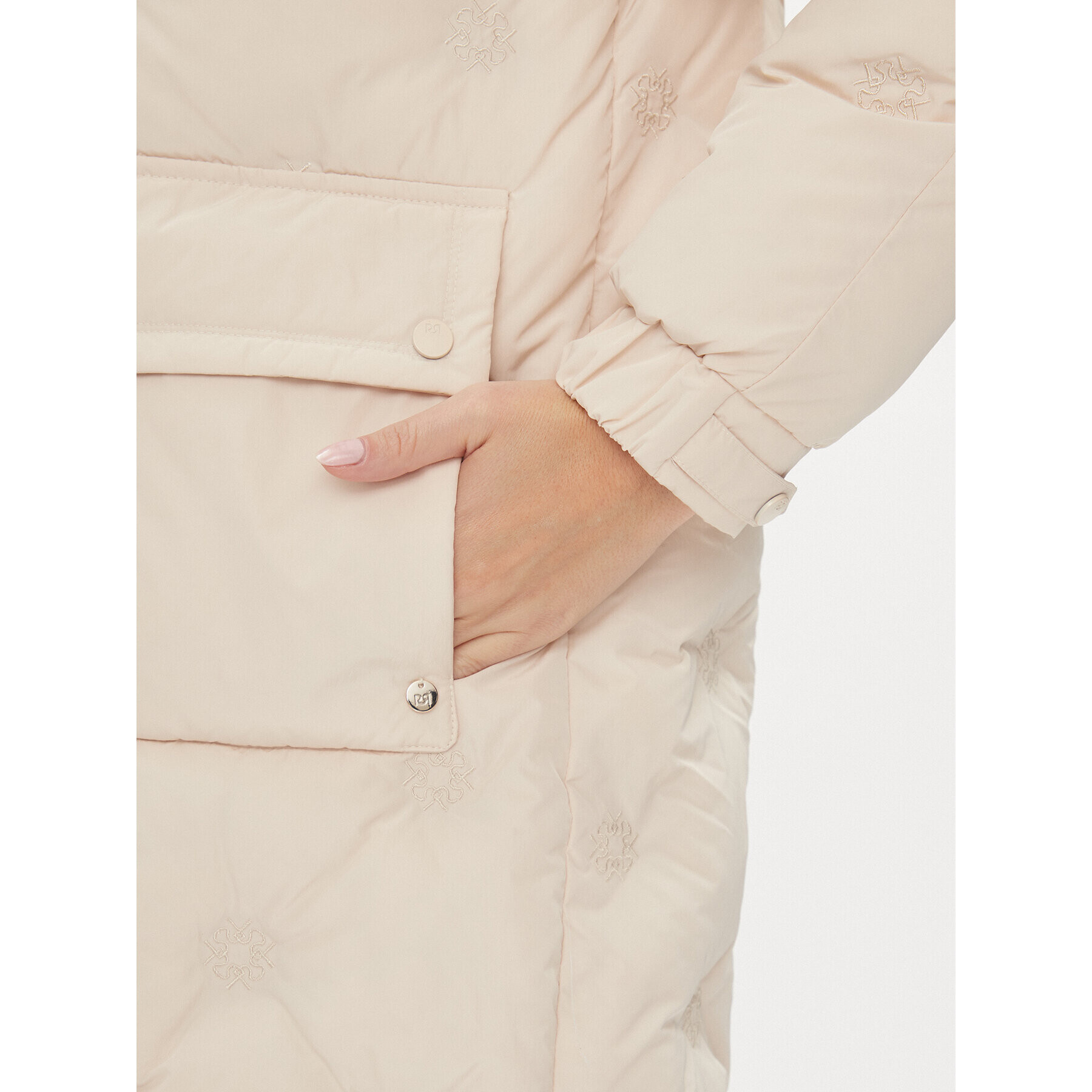 Rinascimento Зимно яке CFC0113536003 Екрю Regular Fit - Pepit.bg
