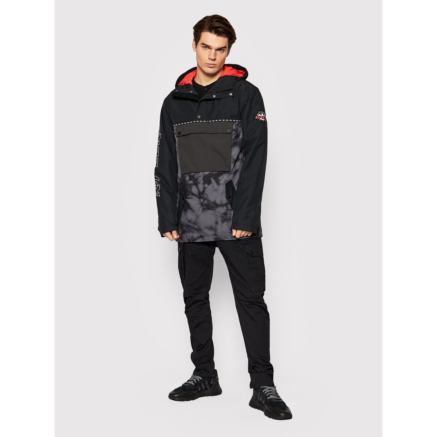 Rip Curl Анорак Primitive SCJCT4 Черен Regular Fit - Pepit.bg