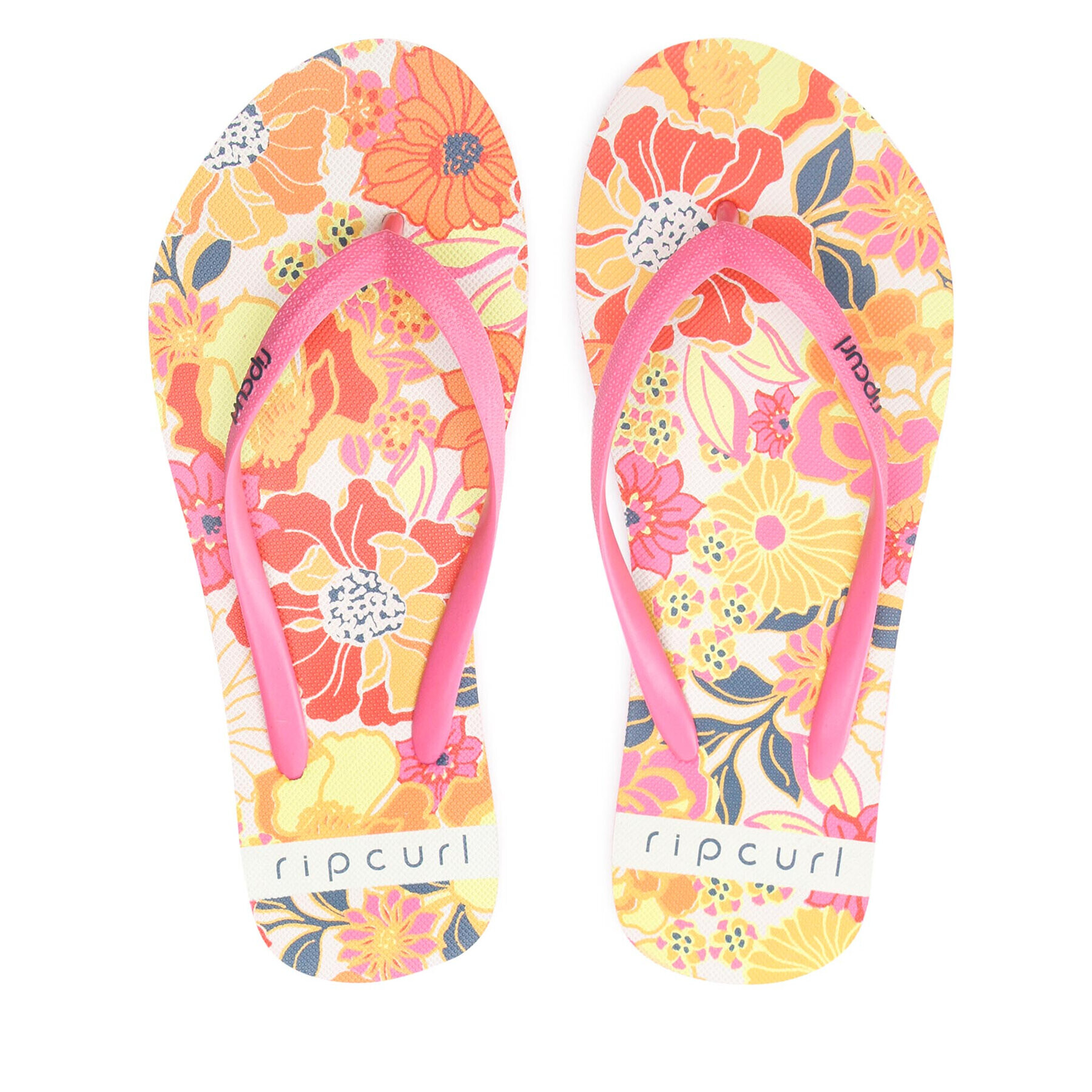 Rip Curl Джапанки Floral Wave Shapers 125WOT Розов - Pepit.bg