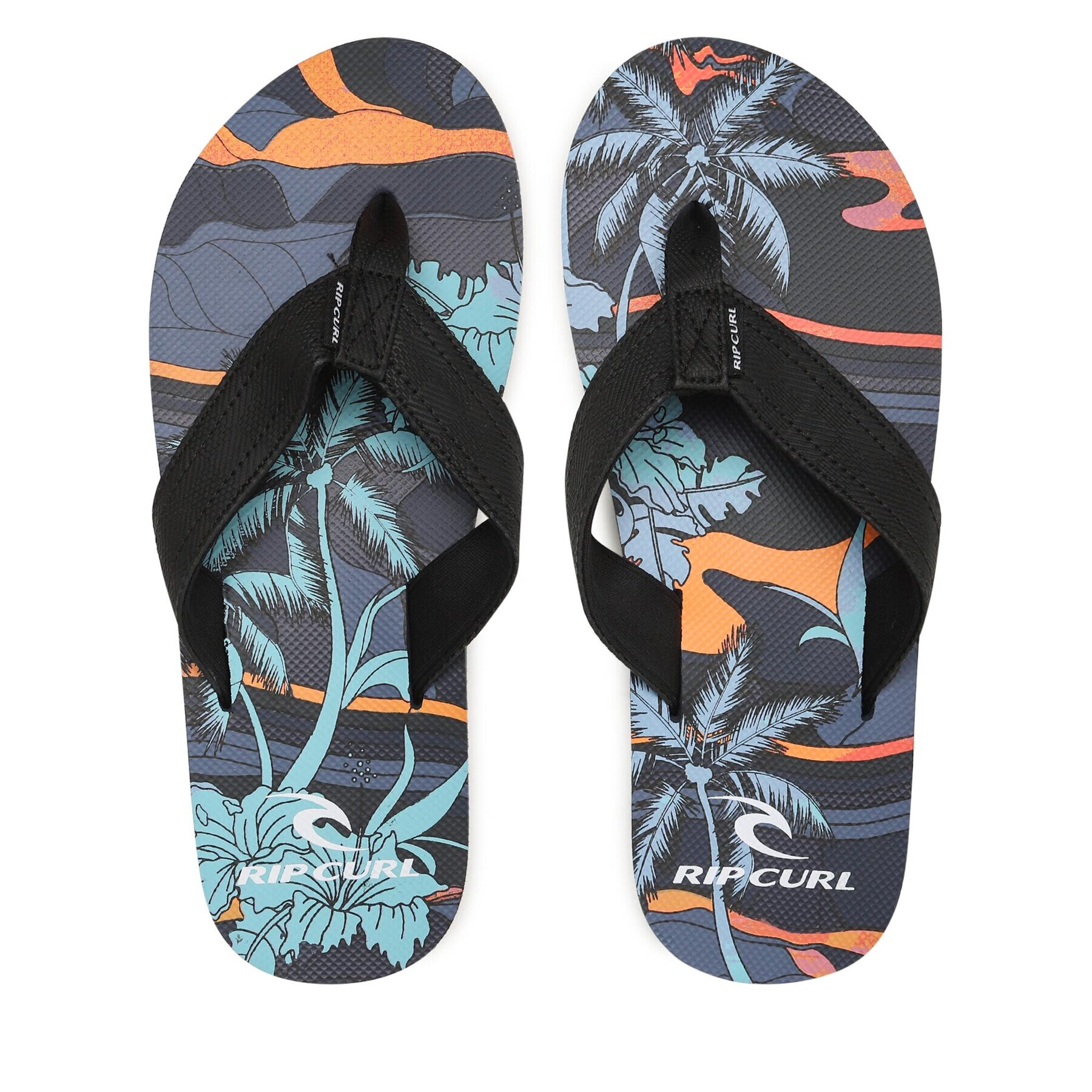 Rip Curl Джапанки Ripper Open Toe TCTAK1 Черен - Pepit.bg