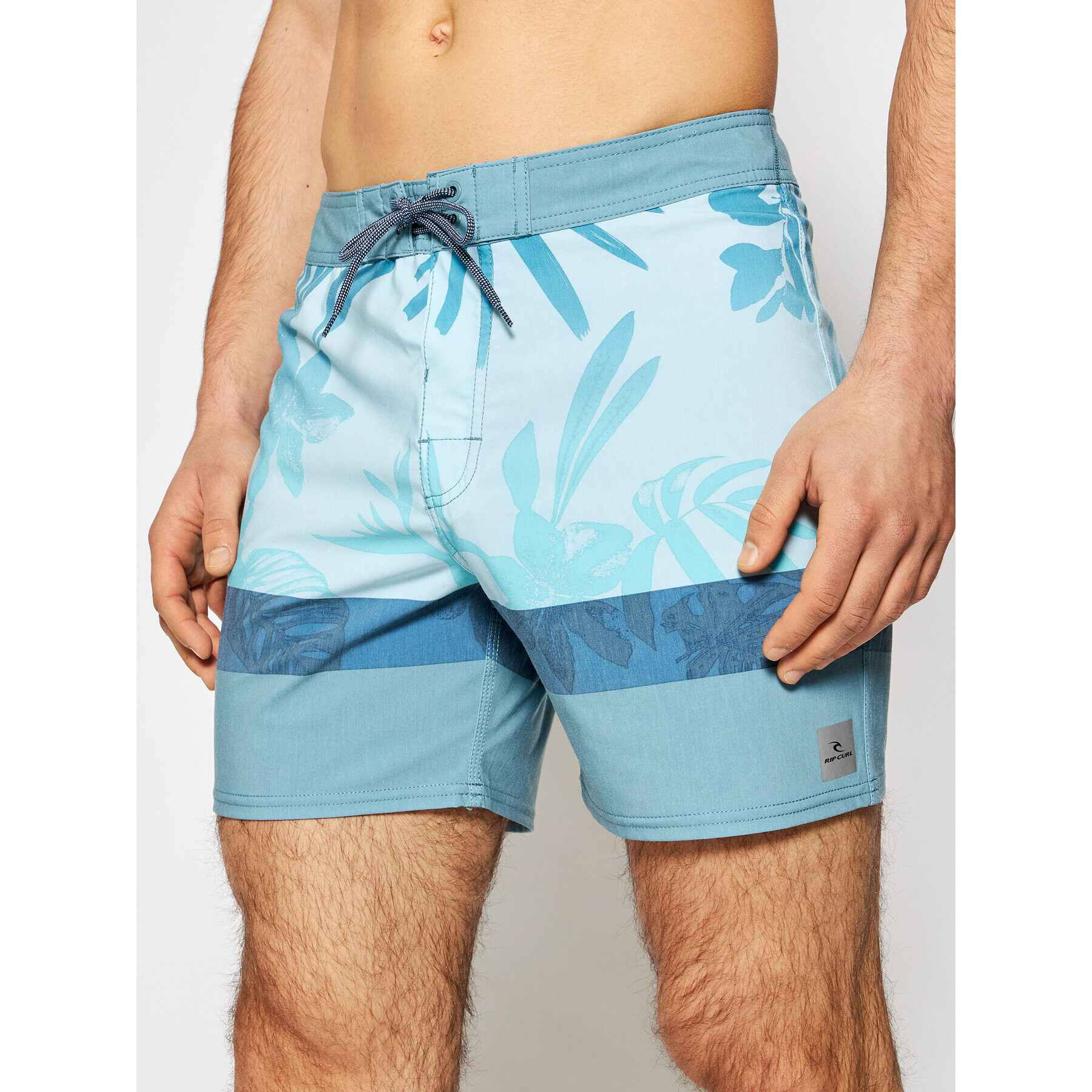 Rip Curl Плувни шорти Mirage Retro Jungle CBONG4 Син Regular Fit - Pepit.bg