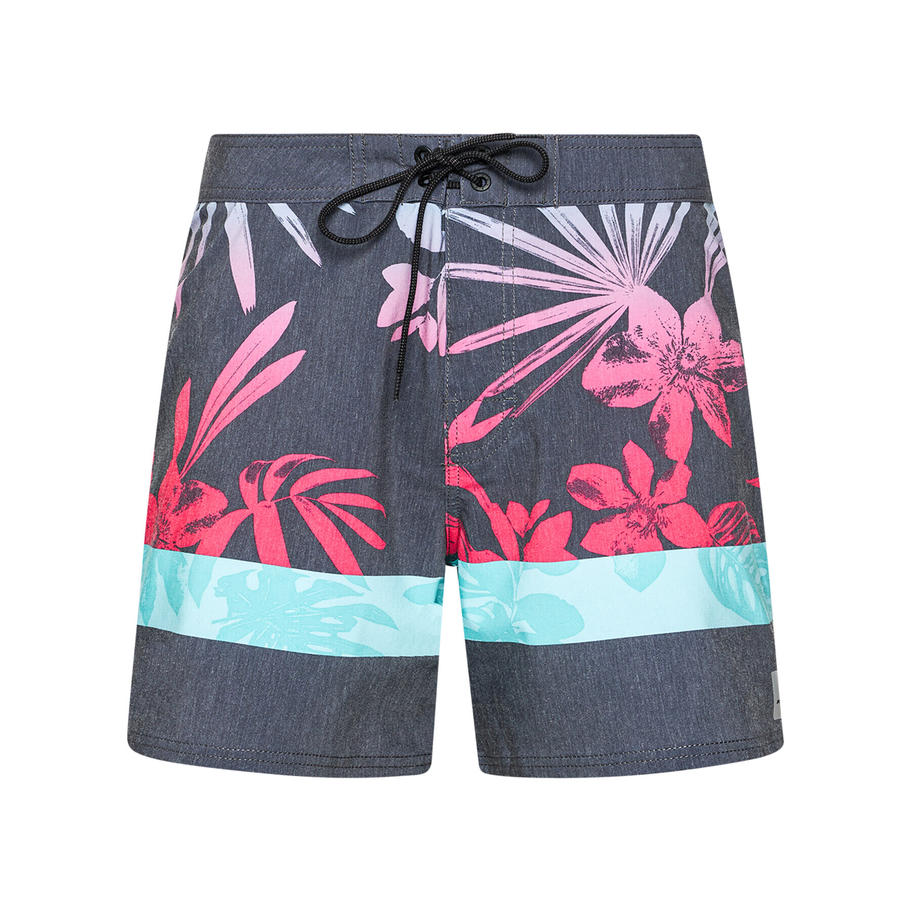 Rip Curl Плувни шорти Mirage Retro Jungle Сив Regular Fit - Pepit.bg