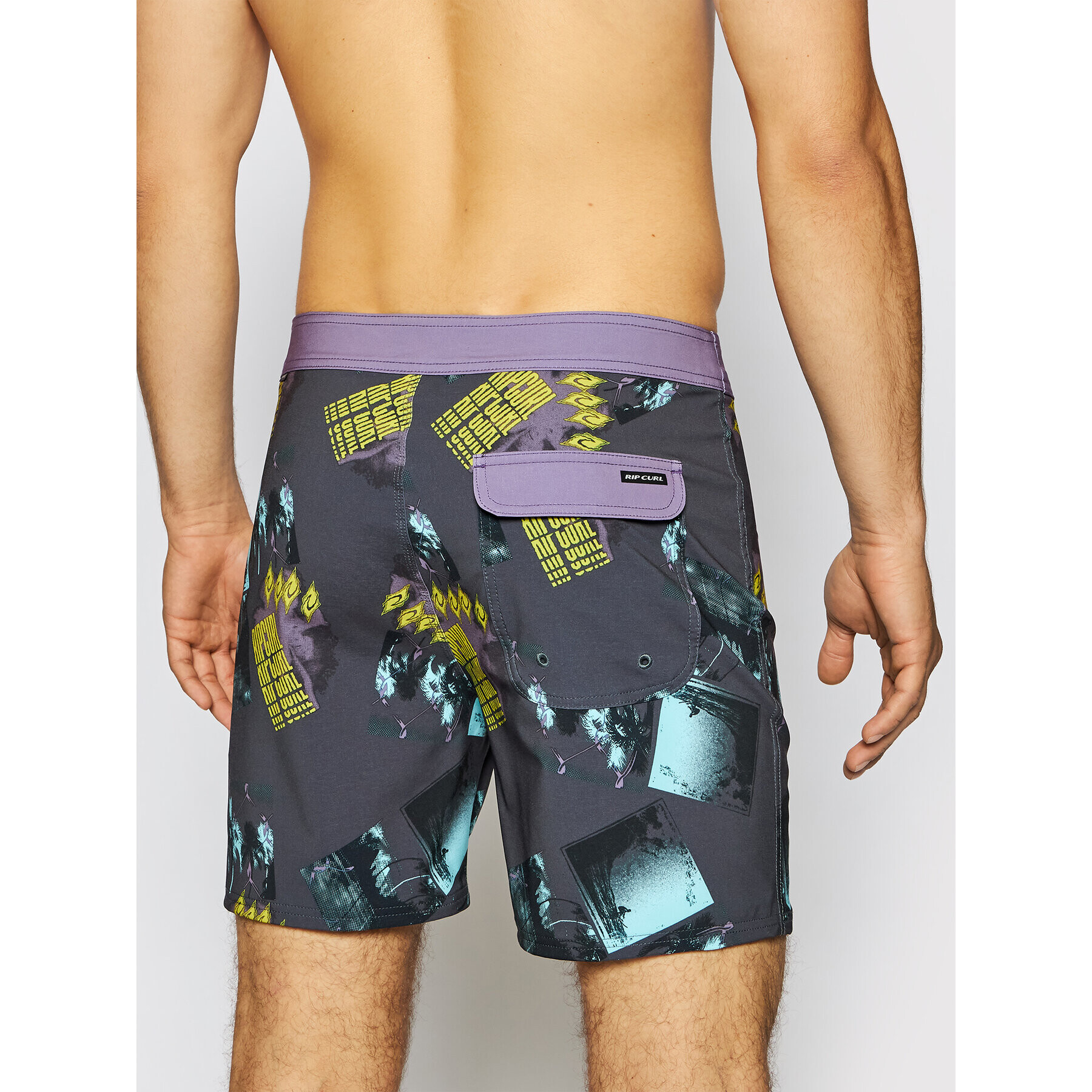 Rip Curl Плувни шорти Mirage Retro Mindsurf CBONK4 Сив Regular Fit - Pepit.bg