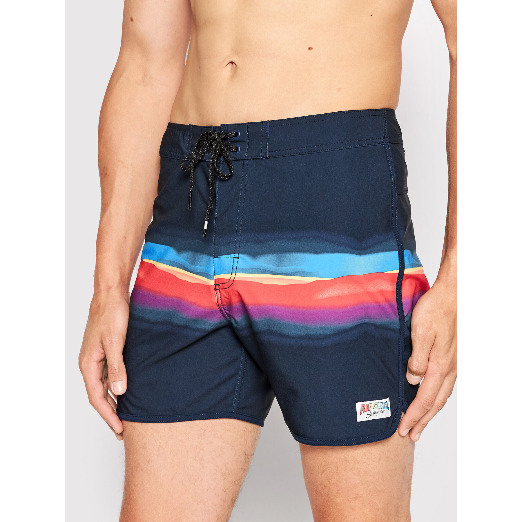 Rip Curl Плувни шорти Retro Mama Fizz CBOUZ4 Тъмносин Regular Fit - Pepit.bg