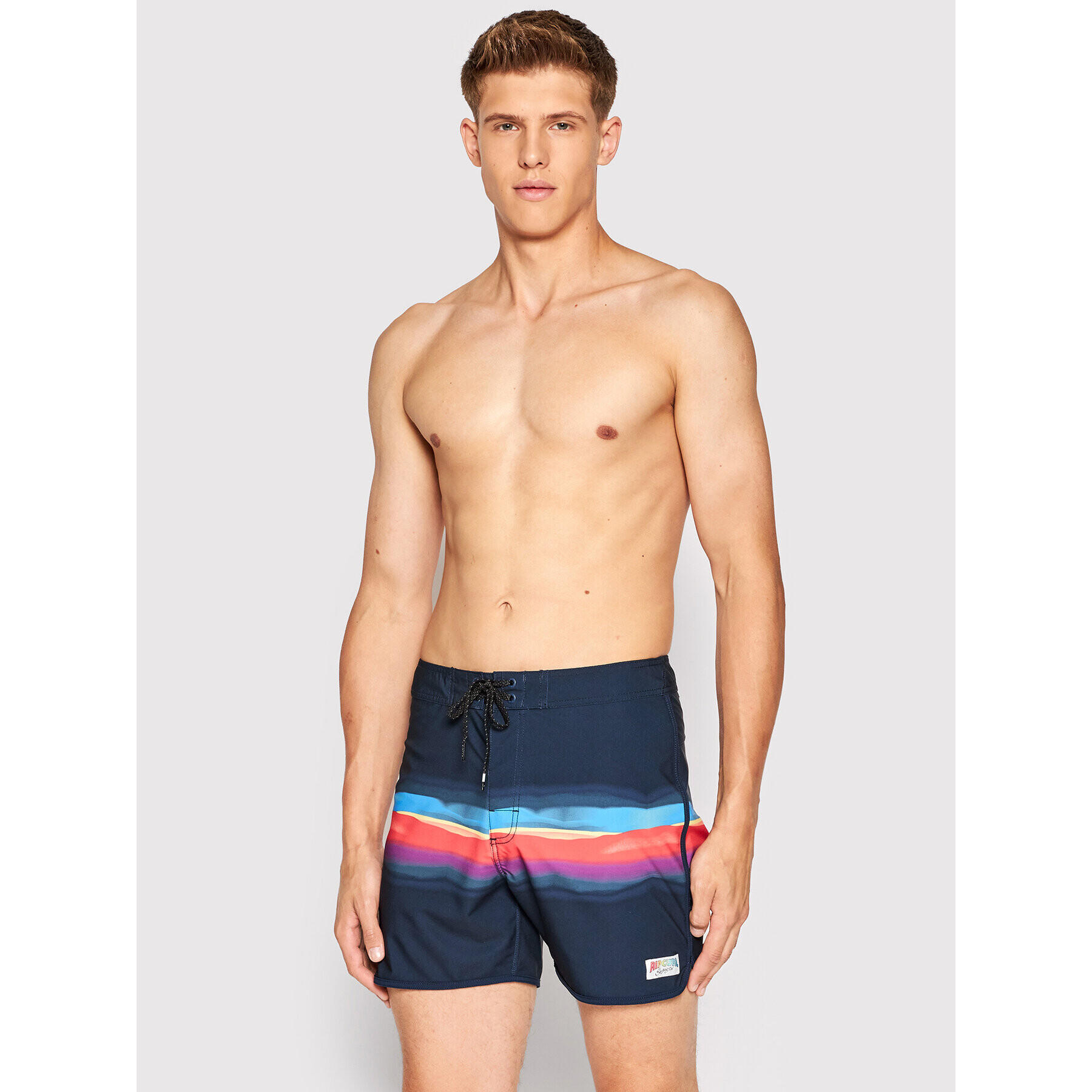 Rip Curl Плувни шорти Retro Mama Fizz CBOUZ4 Тъмносин Regular Fit - Pepit.bg