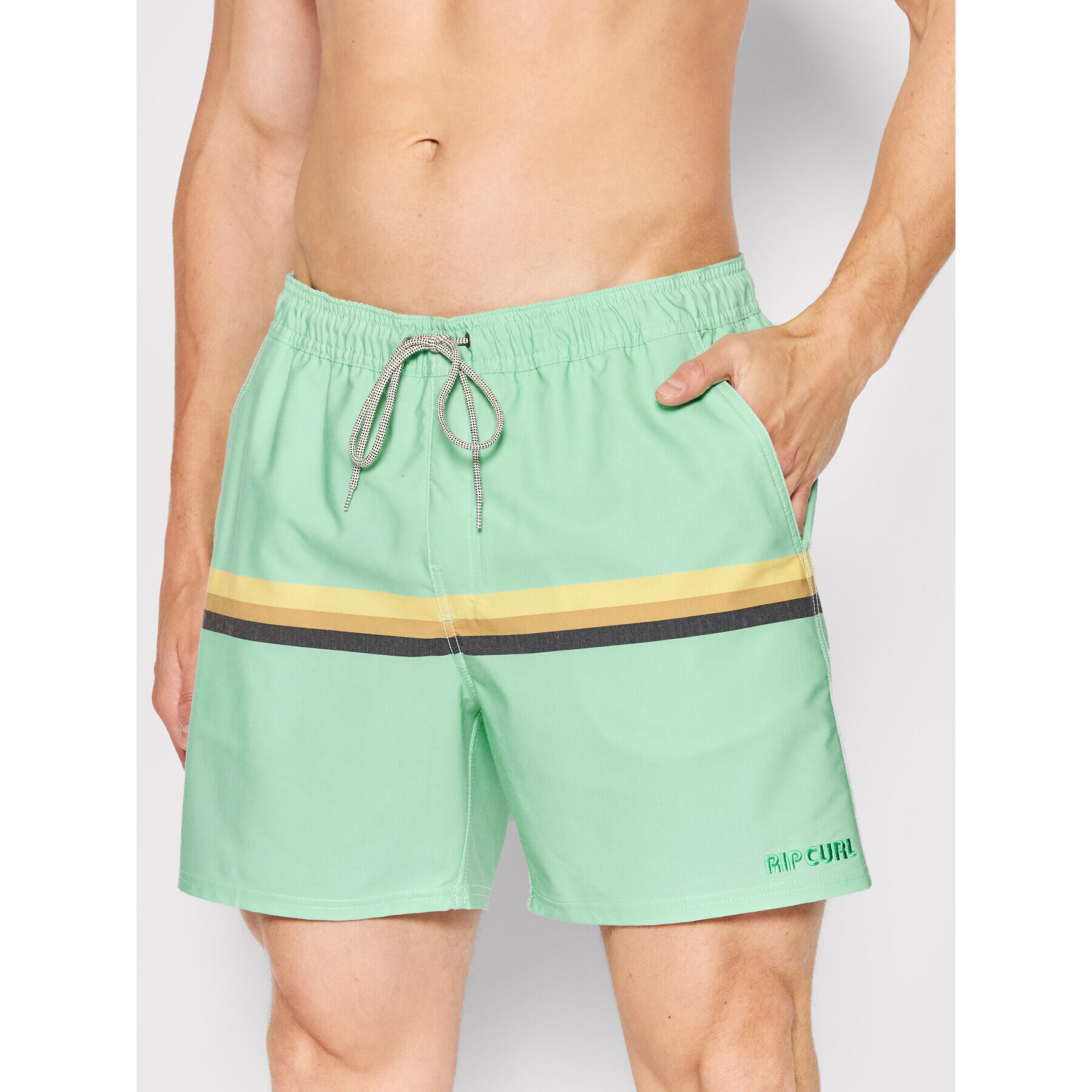 Rip Curl Плувни шорти Surf Revival Volley CBOTB9 Зелен Regular Fit - Pepit.bg