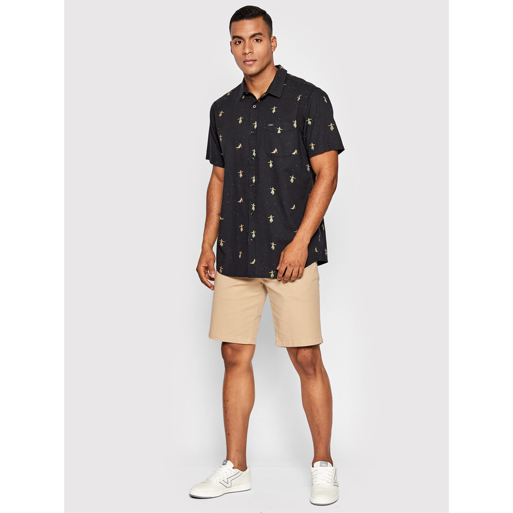 Rip Curl Риза Hula CSHHQ9 Черен Standard Fit - Pepit.bg