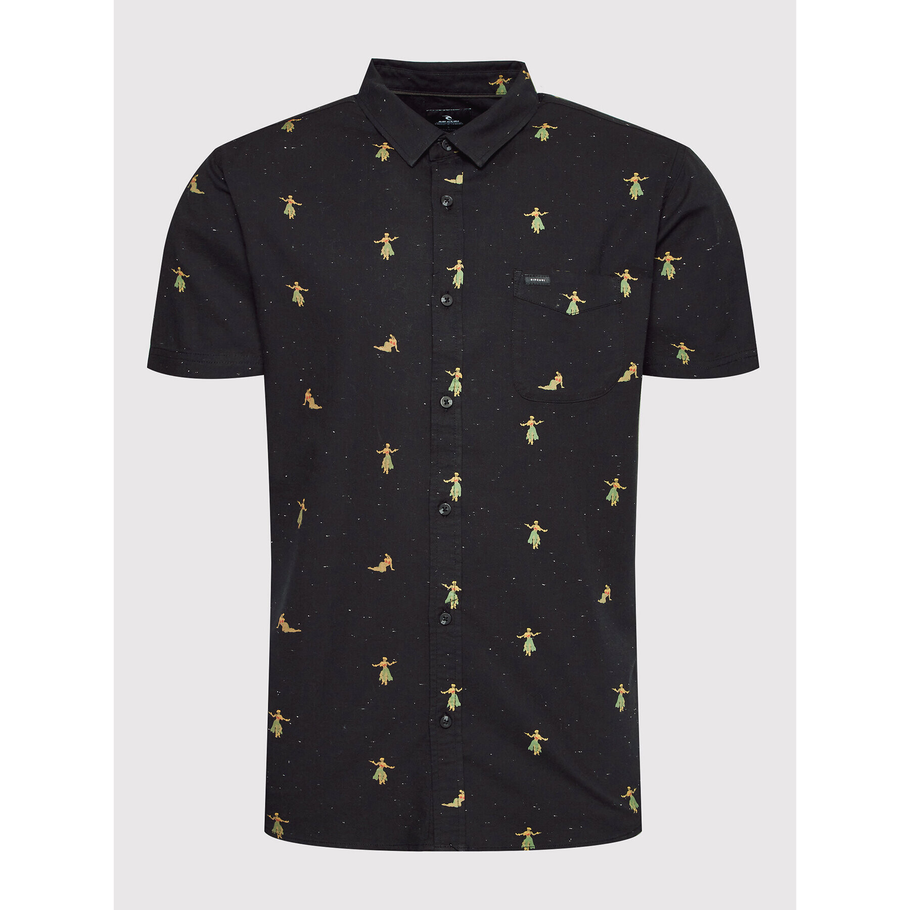 Rip Curl Риза Hula CSHHQ9 Черен Standard Fit - Pepit.bg