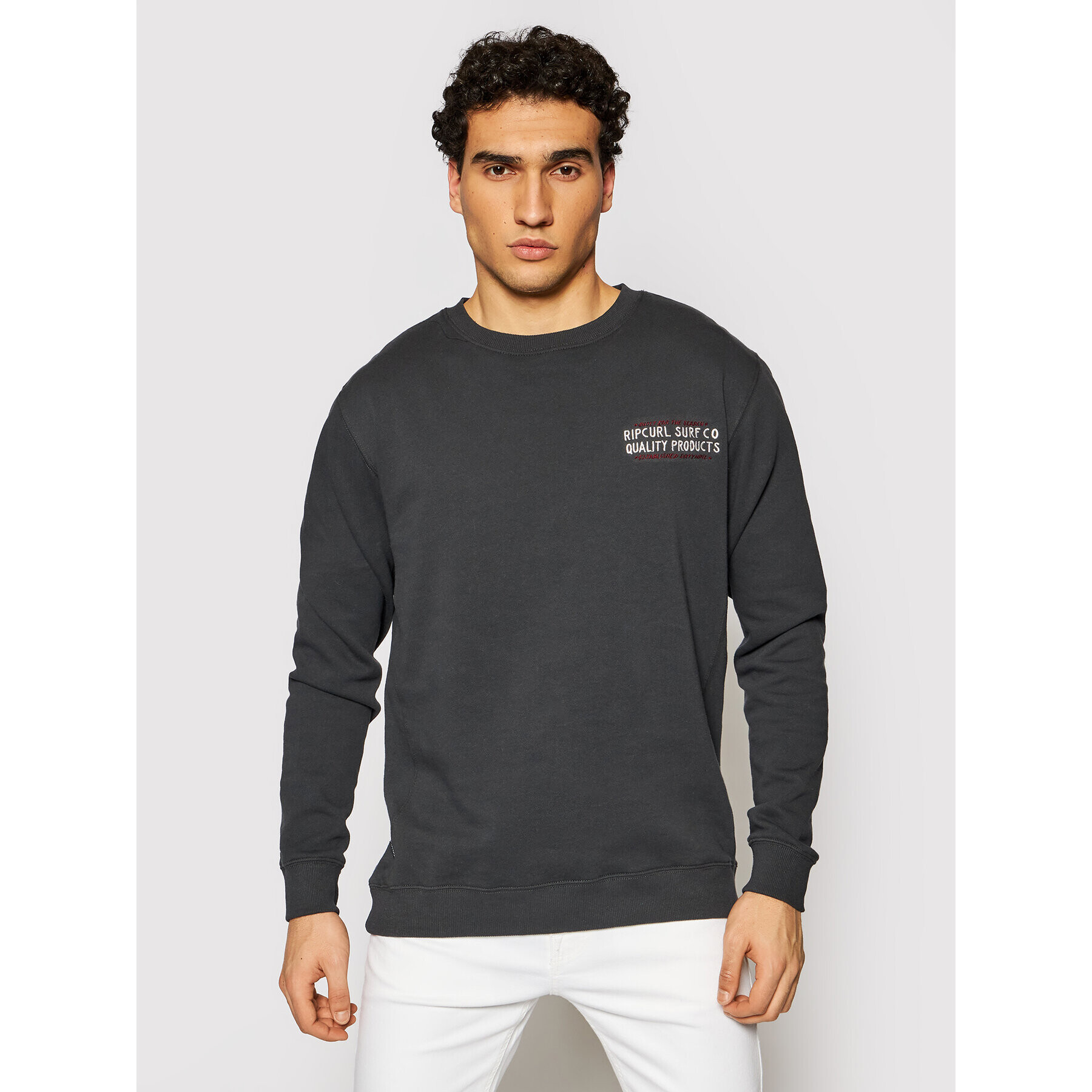 Rip Curl Суитшърт Garage CFEDW9 Черен Regular Fit - Pepit.bg